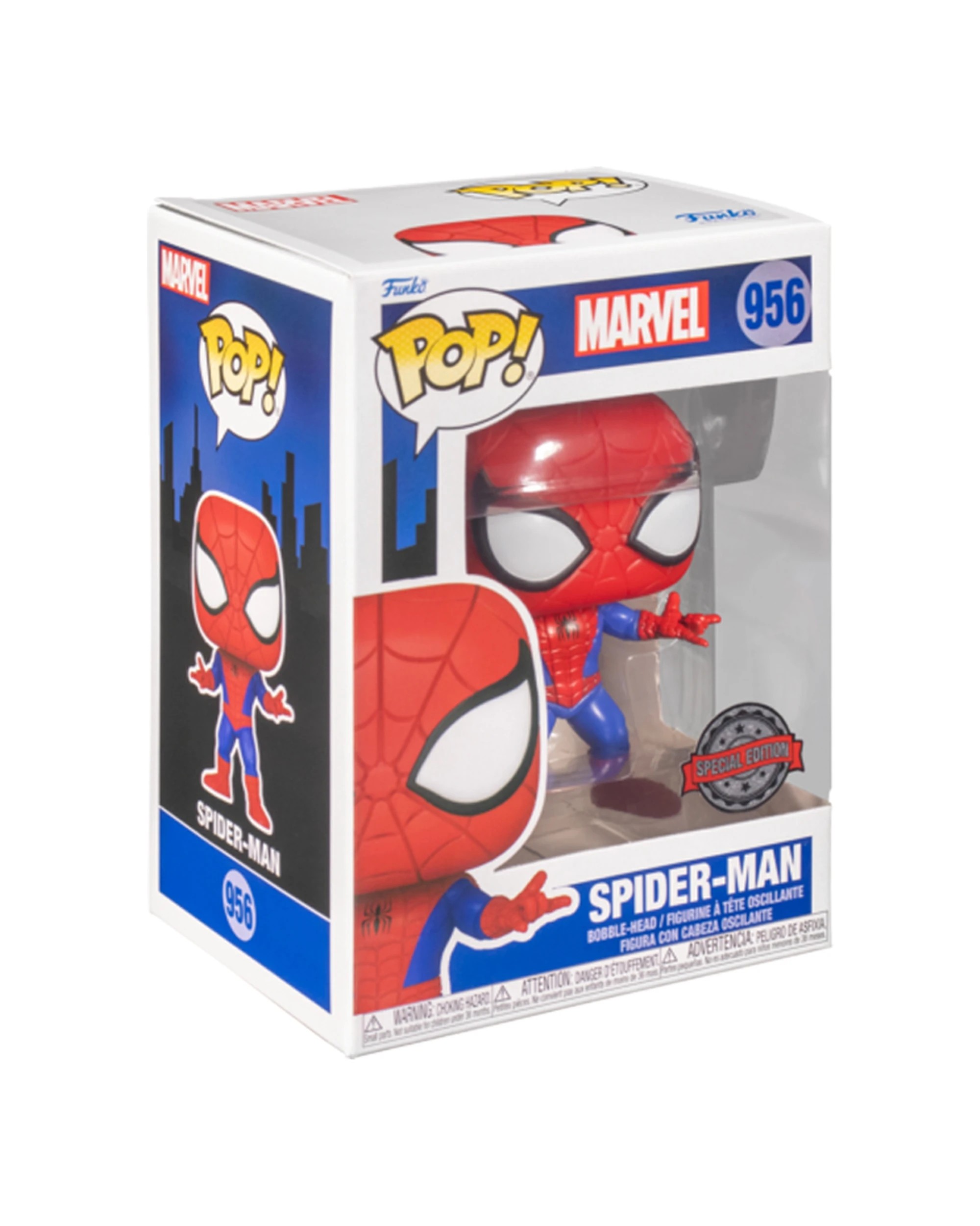 2 Pop The Animated Series Spider-Man Special Edition Figurine 16cm Vinyl - Multi, 2 of 3