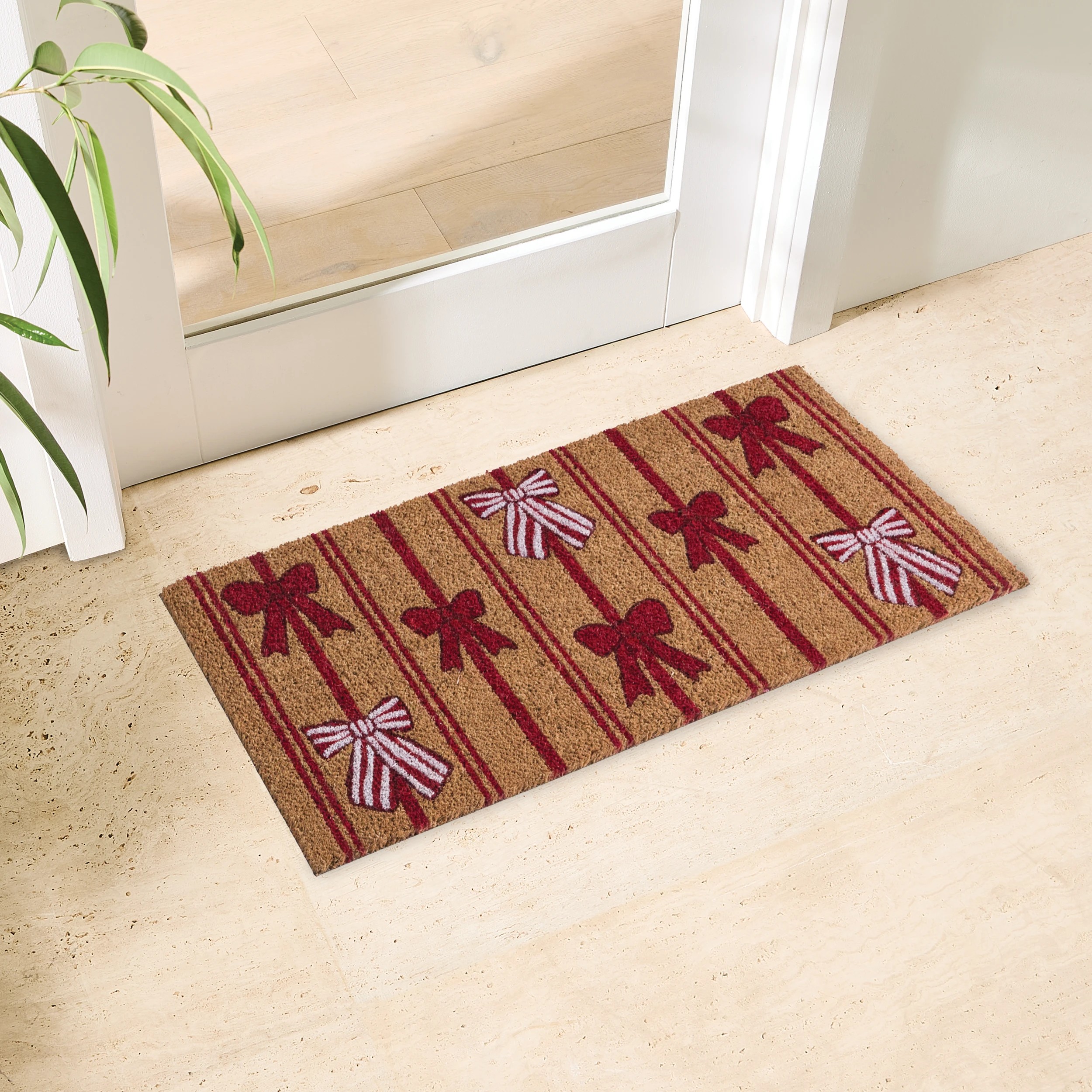 1 Bows and Stripes Door Mat - 100cm x 45cm, 1 of 5