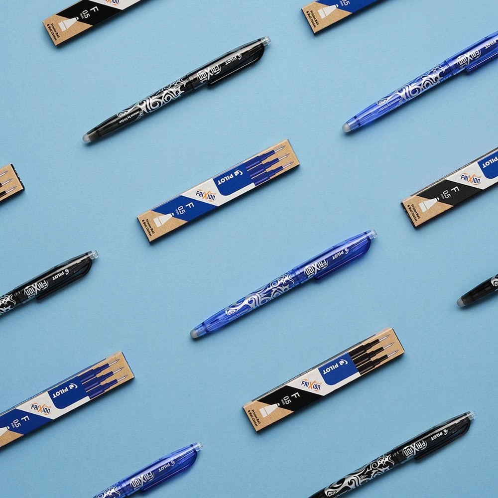 8 PILOT FriXion Ball Gel Pen 0.5mm Blue 4 Pack, 8 of 8
