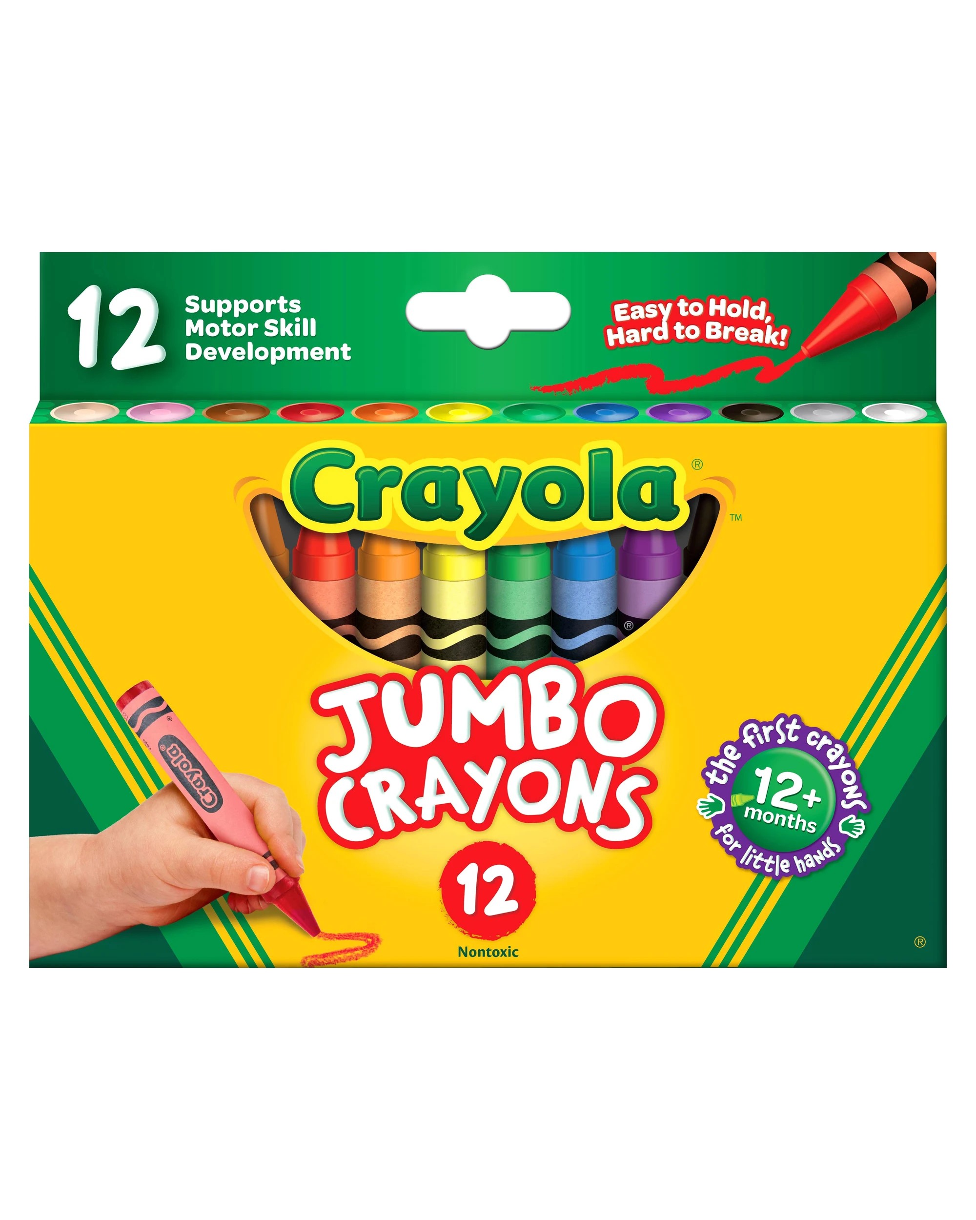 1 Crayola My First Jumbo Crayons - Pack of 12, 1 of 3