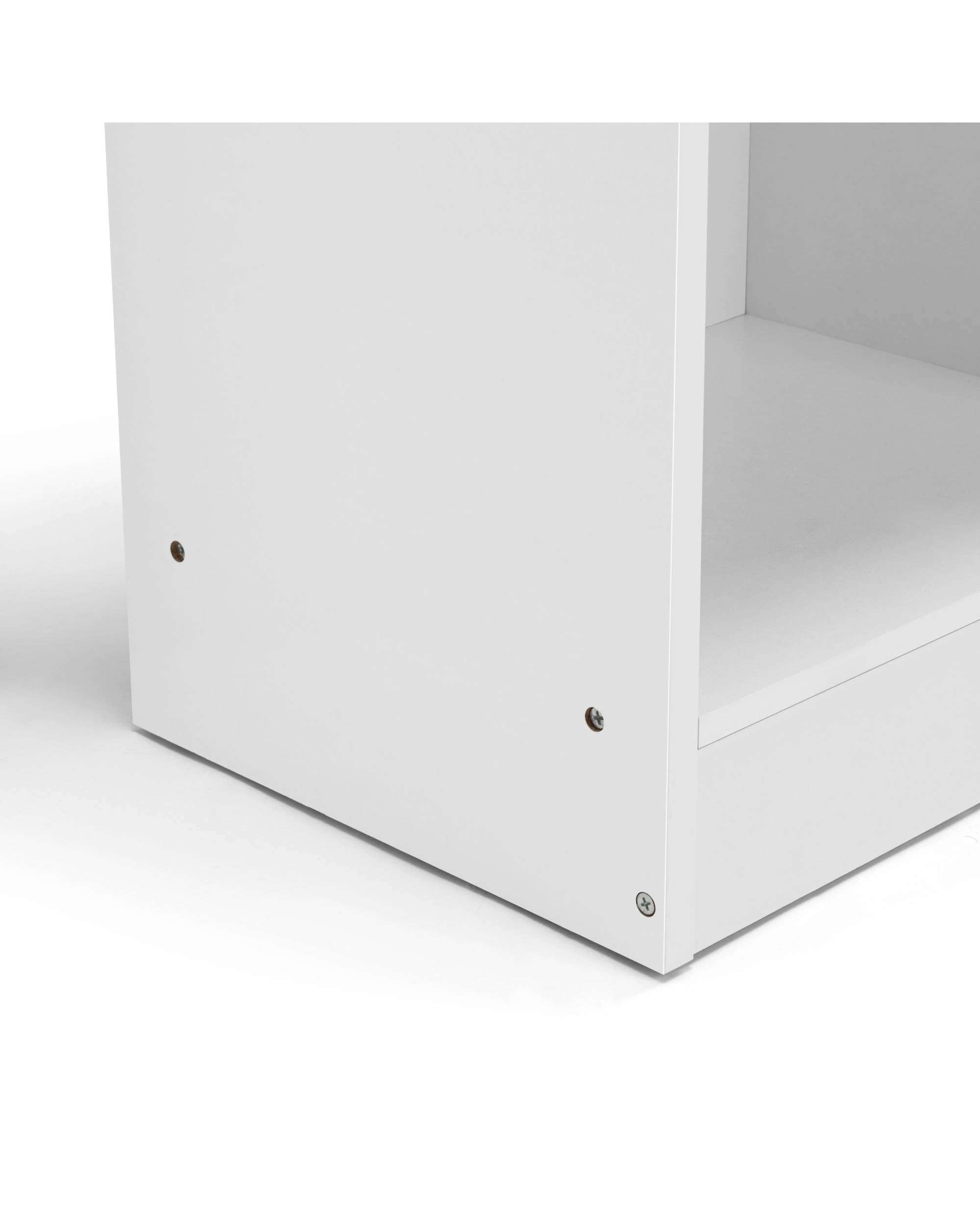 7 Kodu Bookshelf 6 Tier Bookcase Shelving Unit 40cm - White, 7 of 8