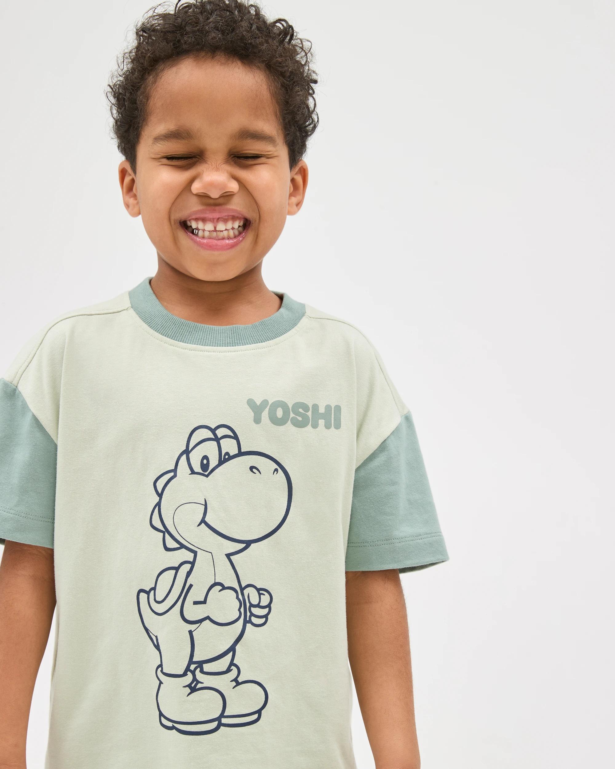 2 Super Mario Australian Cotton T-Shirt GREEN, 2 of 7