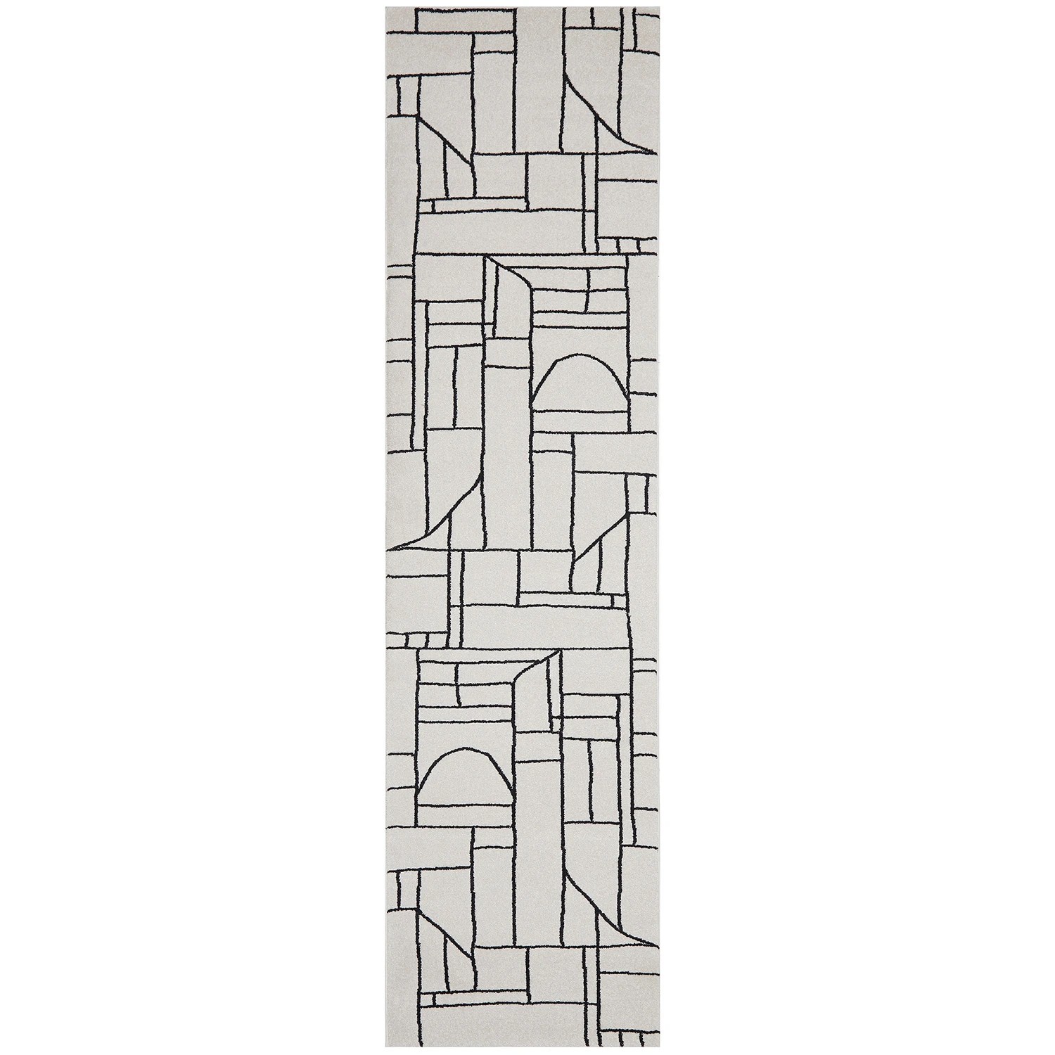 2 Common Ground Rugs Elysium Fleur Runner 300x80cm - Medium Runner Power Loomed Pet Friendly Rug - Natural, 2 of 4