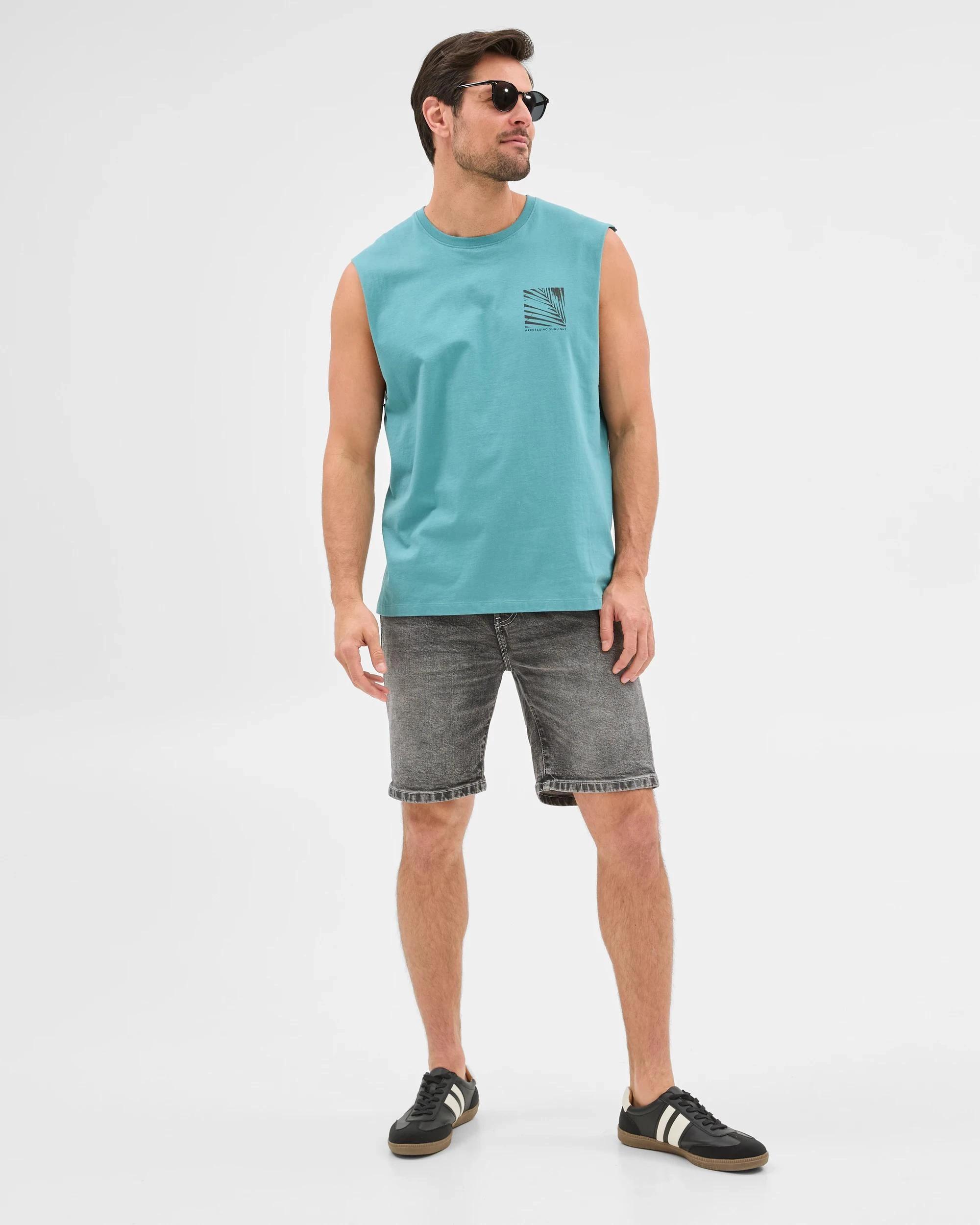 5 Target Australian Cotton Tank Top TEAL, 5 of 5