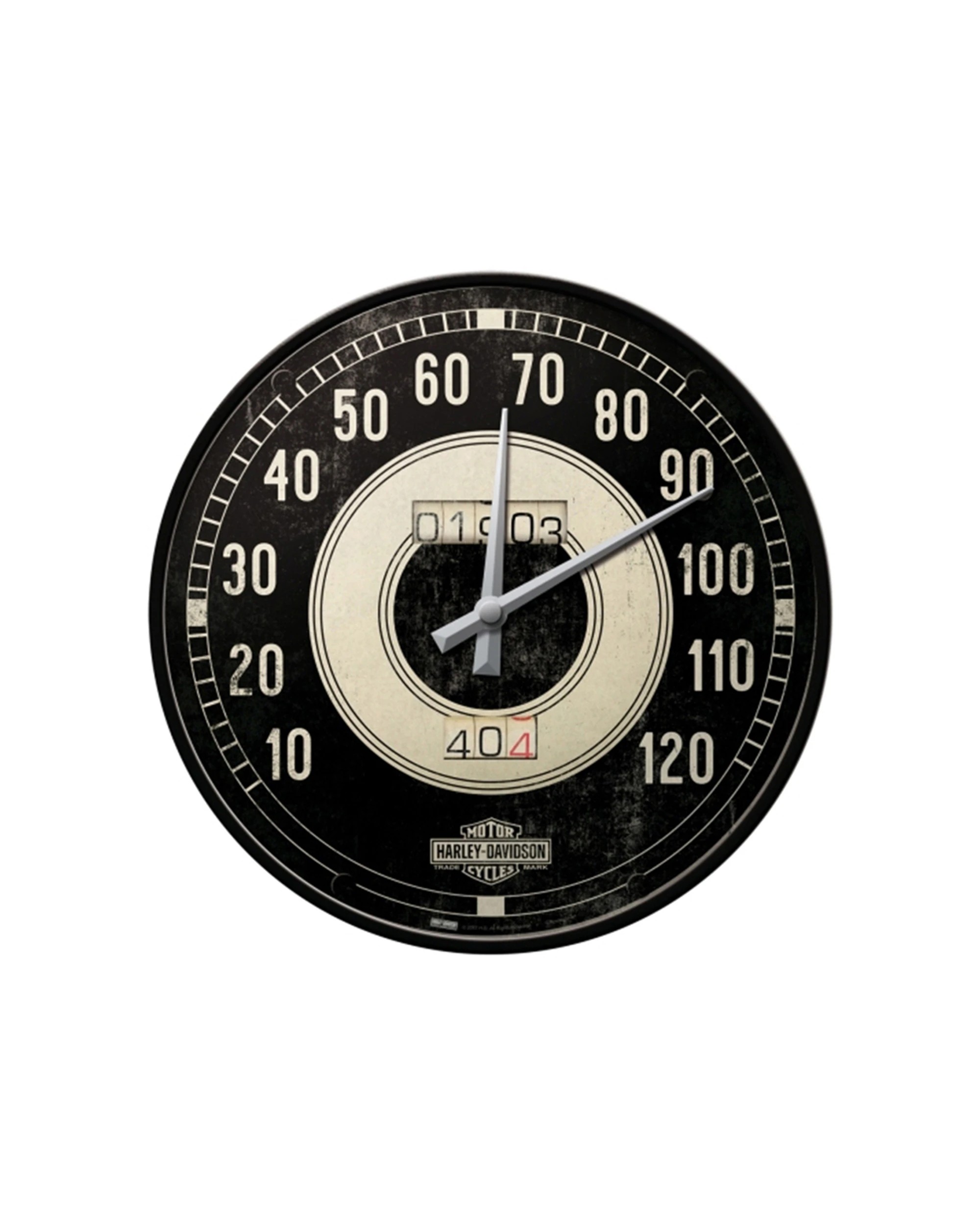 1 Nostalgic-Art Wall Clock 30cm - Harley-Davidson Speedo Design - Multi, 1 of 1