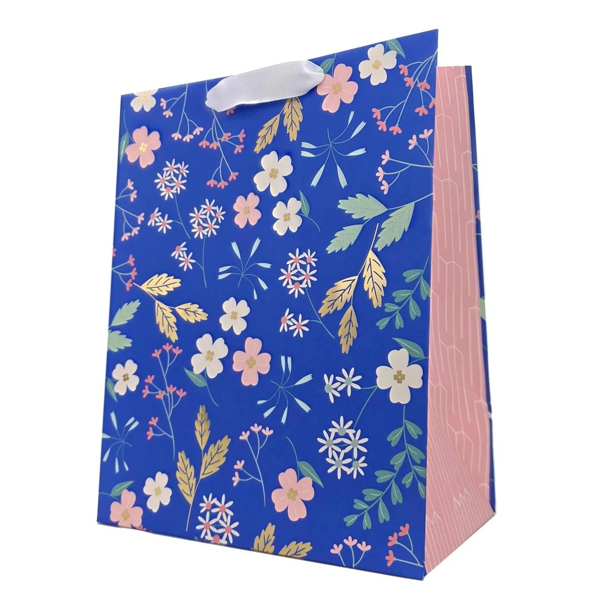 1 Hallmark Fem Florals Gift Bag - Large, 1 of 3