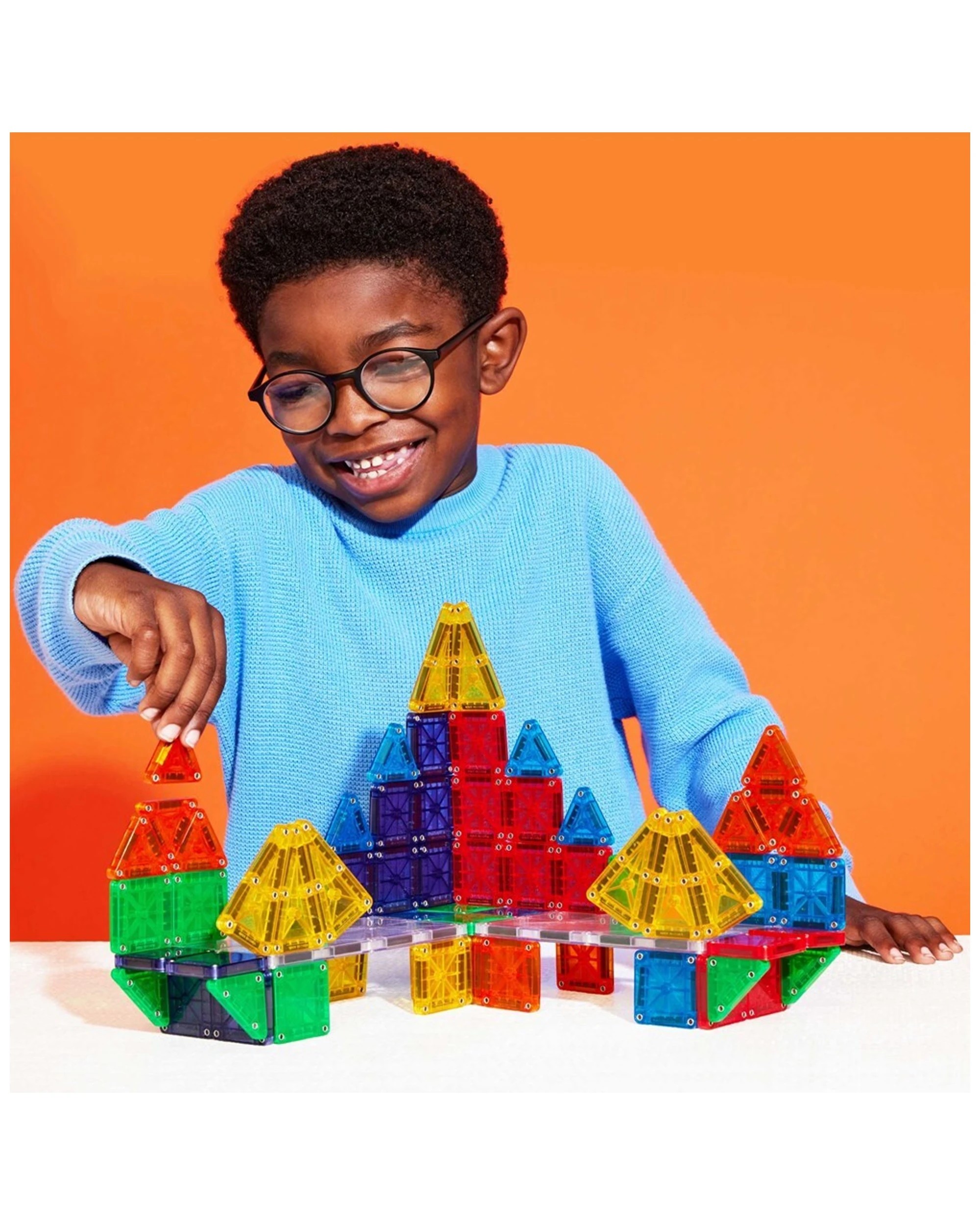 3 Magna-tiles 70pc Micromags Magnetic Tiles Kids Building Toy Ages 3 Plus - Compatible Set - Multi, 3 of 3