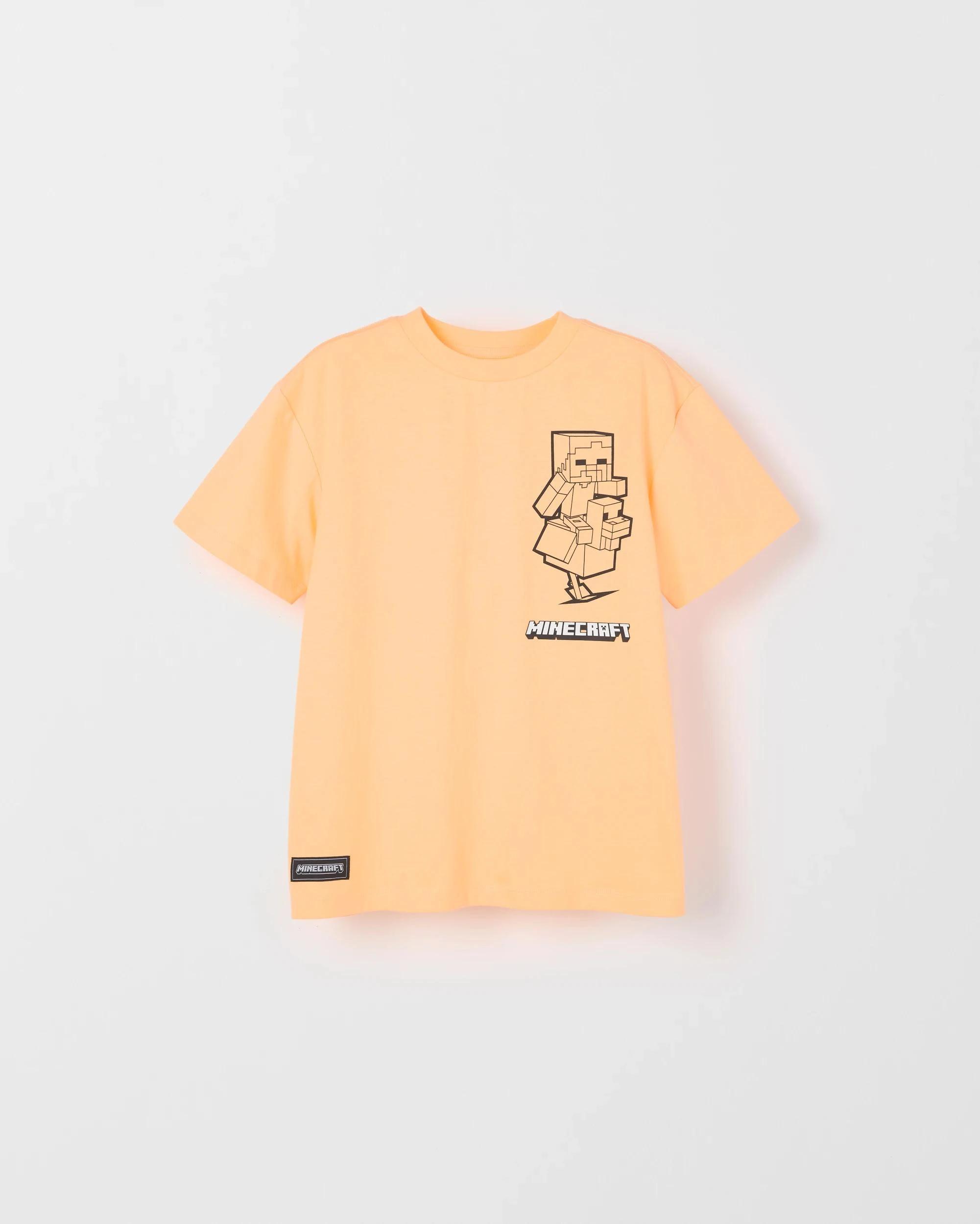 5 Minecraft Harmony Day Australian Cotton Print T-Shirt ORANGE, 5 of 6