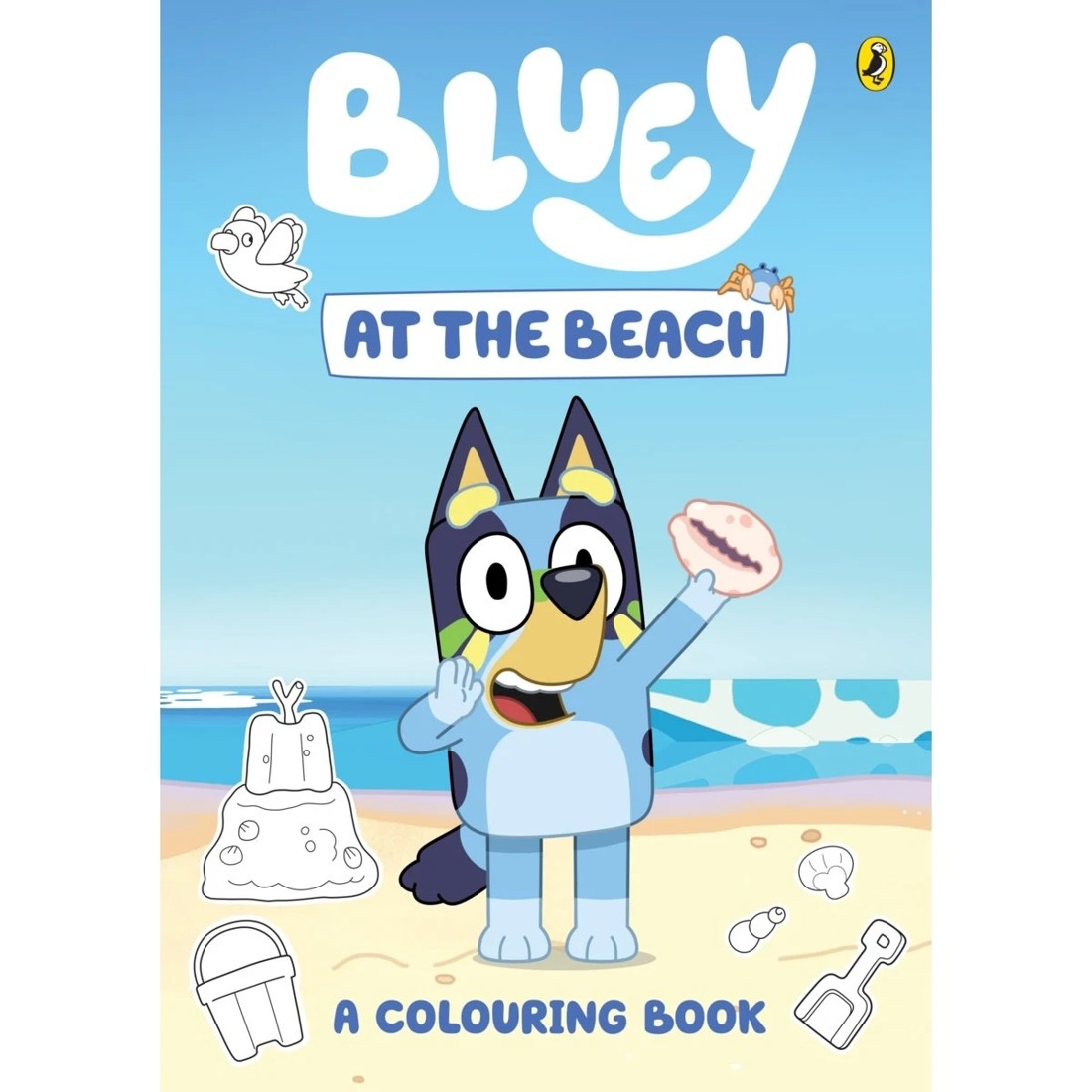 1 Bluey: At the Beach A Colouring Book, 1 of 1