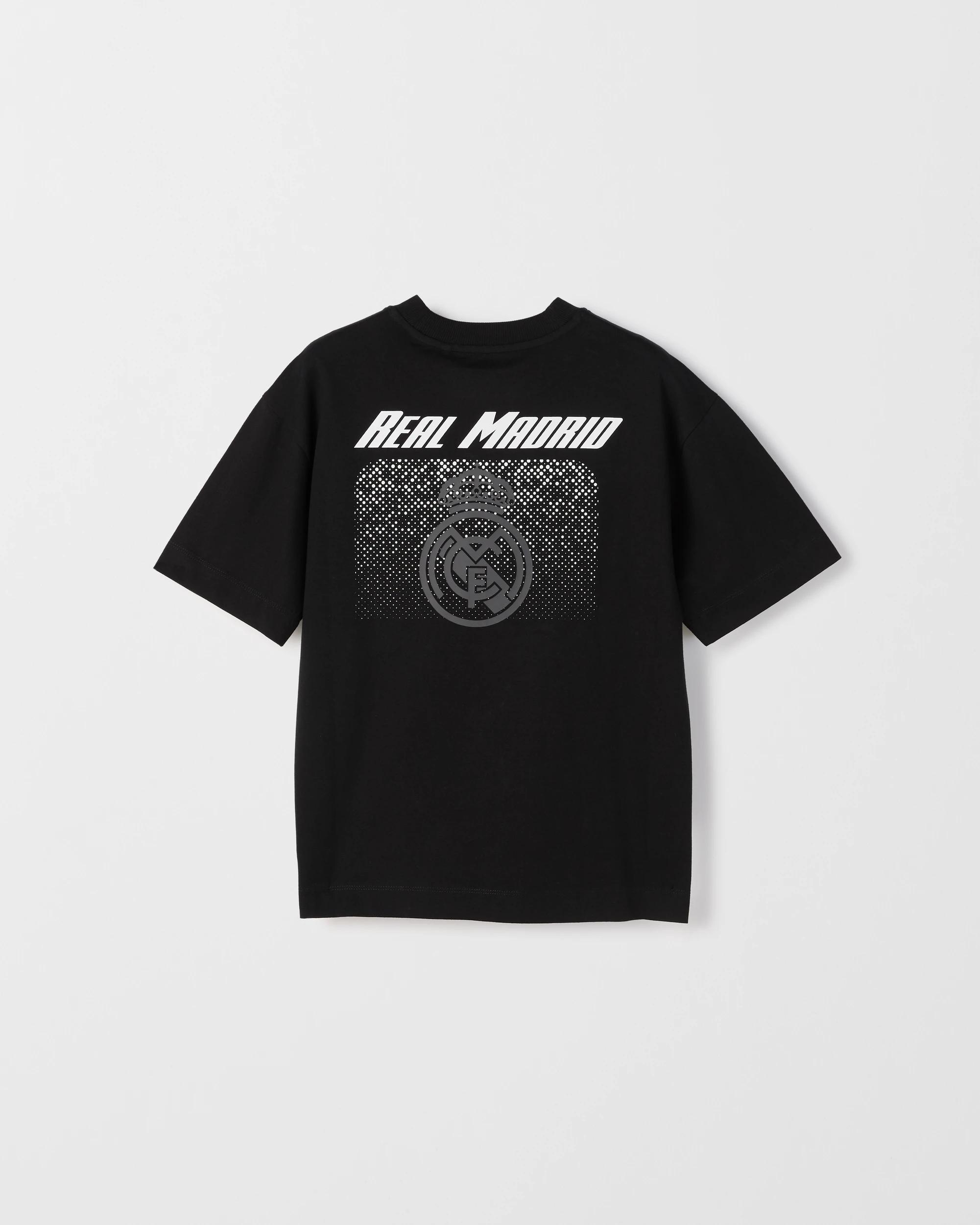 3 Real Madrid Australian Cotton T-Shirt BLACK, 3 of 3