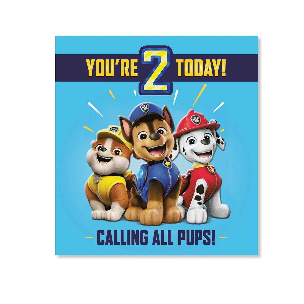 3 Hallmark 2nd Birthday Card - Calling All Pups!, 3 of 3