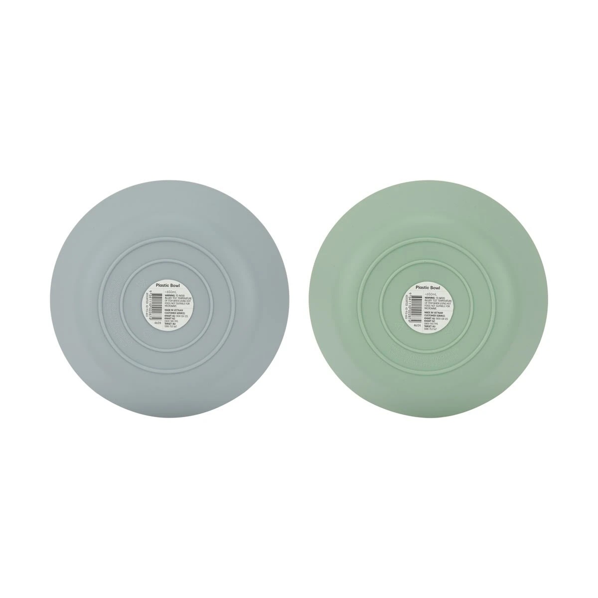 6 Plastic Bowl - Assorted, 6 of 6