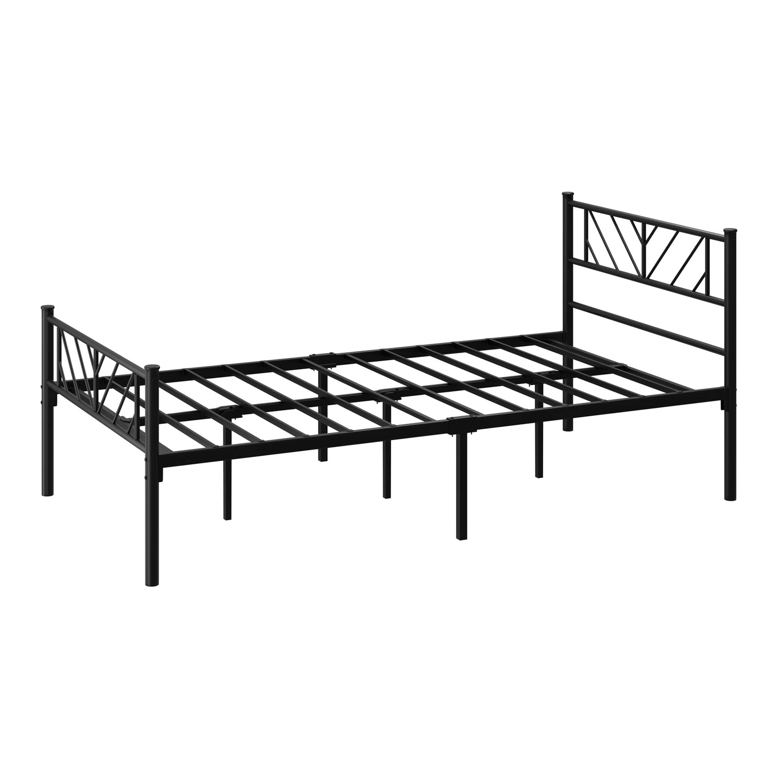 7 Oikiture Metal Bed Frame King Single Bed Base Platform Sis
 - Black, 7 of 9