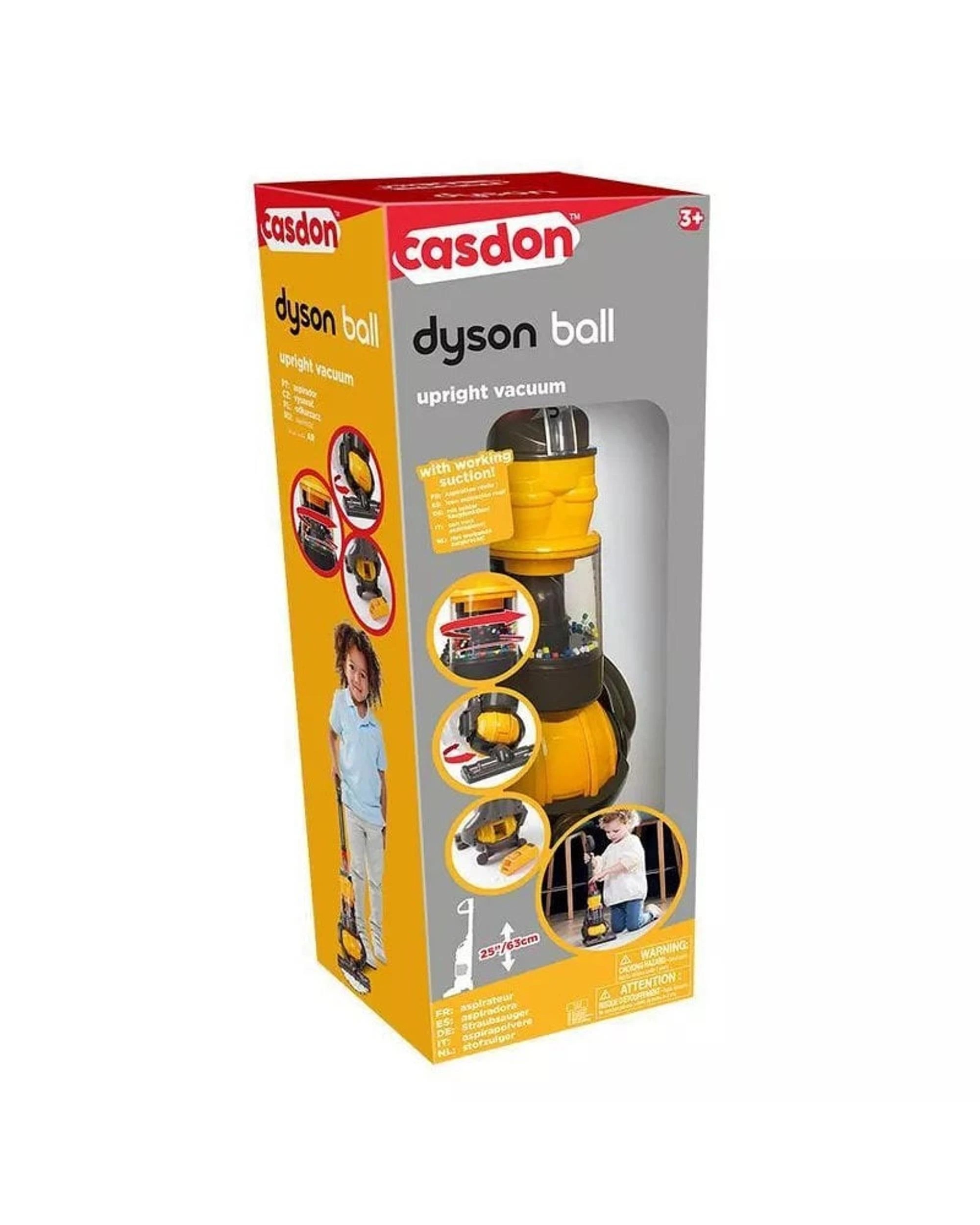 1 Casdon Dyson Kids Upright Ball Vacuum, 1 of 7