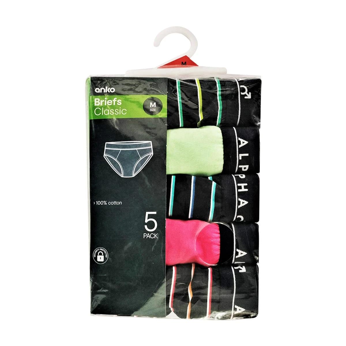 10 5 Pack Alpha Attached Elastic Hipster Briefs LIGHTSCAPE, 10 of 10