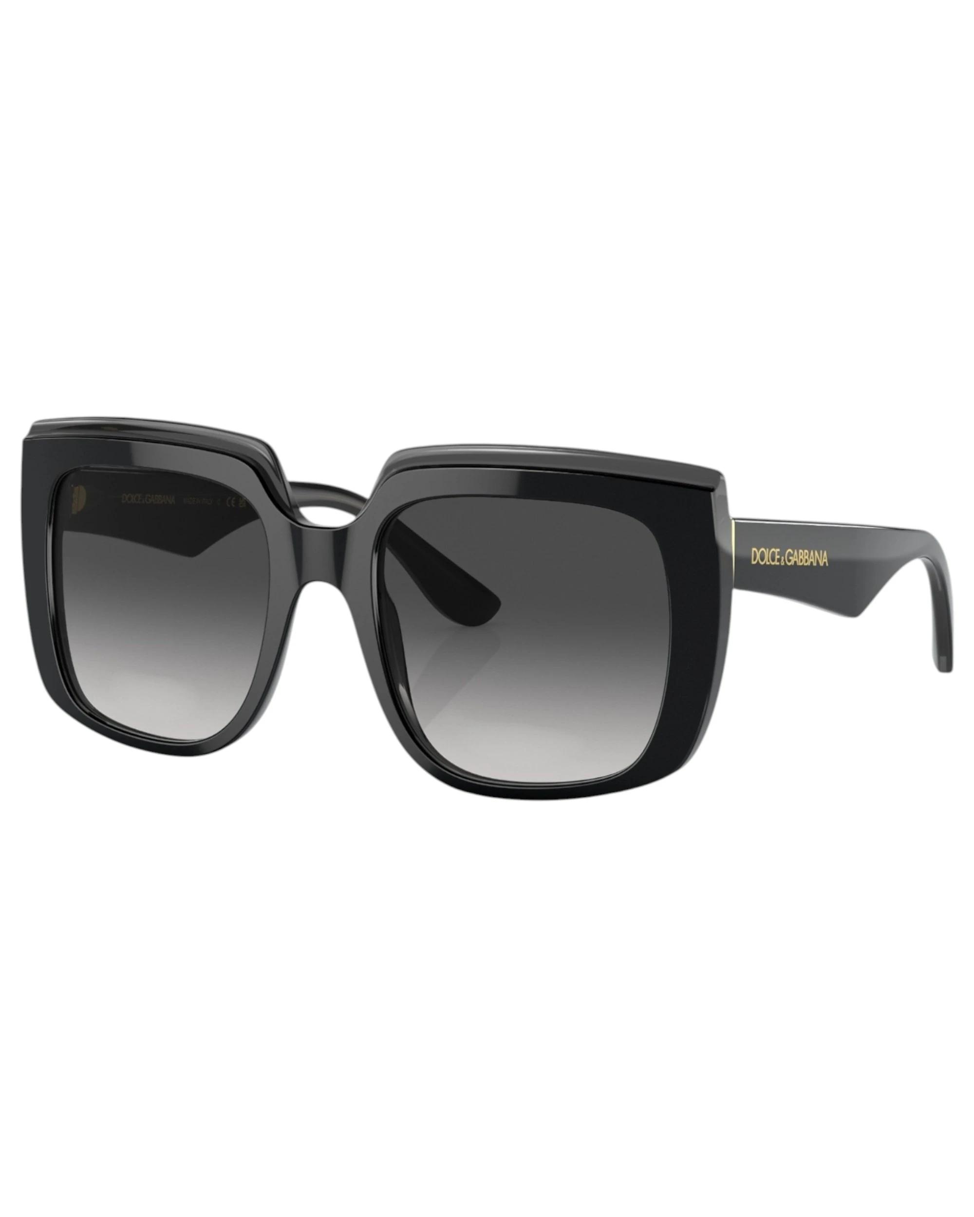 1 Dolce & Gabbana Womens Sunglasses Dg4414 Sunnies BLACK ON TRANSPARENT BLACK, 1 of 5