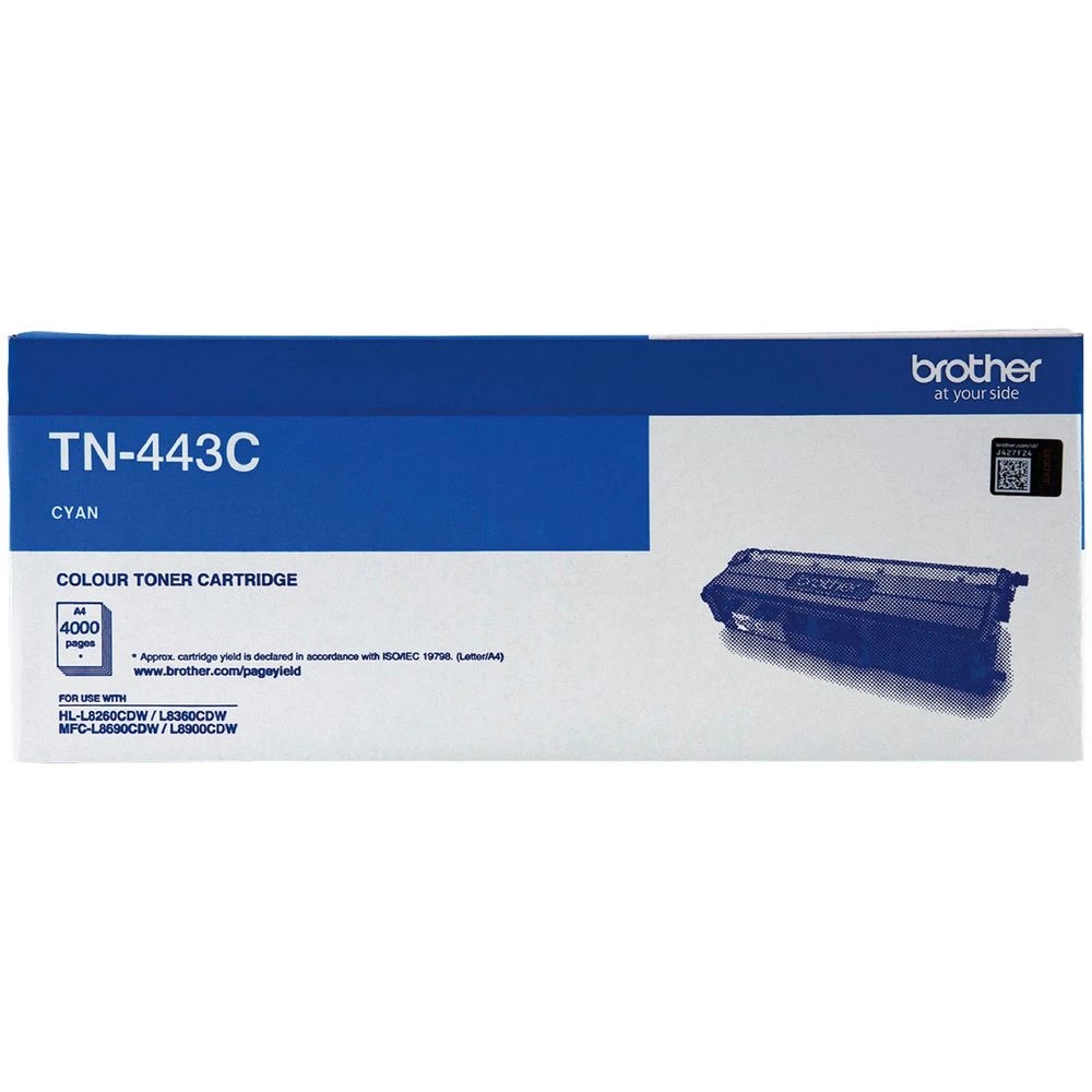 1 Brother TN 443 Toner Cartridge Cyan, 1 of 1