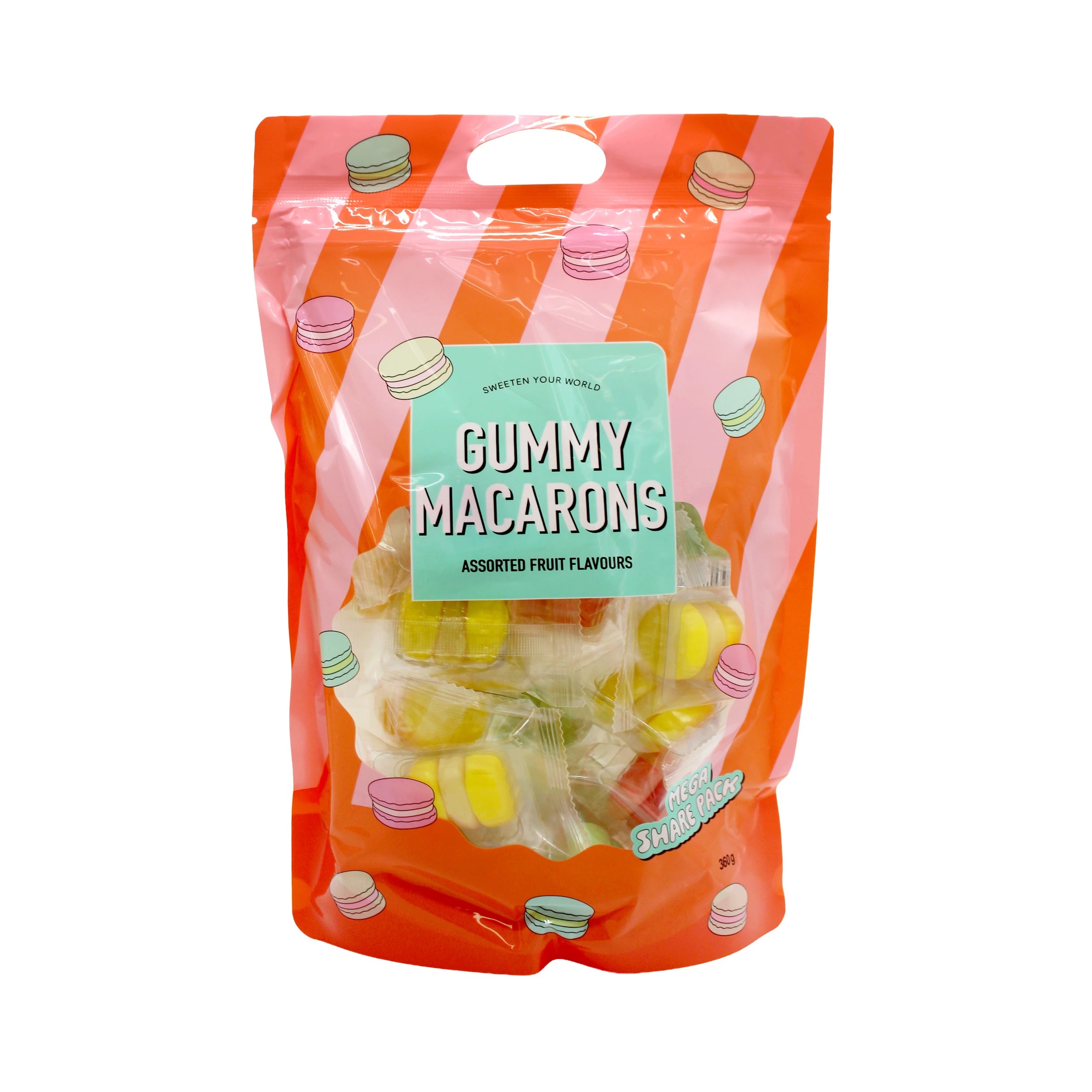 1 Gummy Macaron Mega Share Pack 360g, 1 of 4