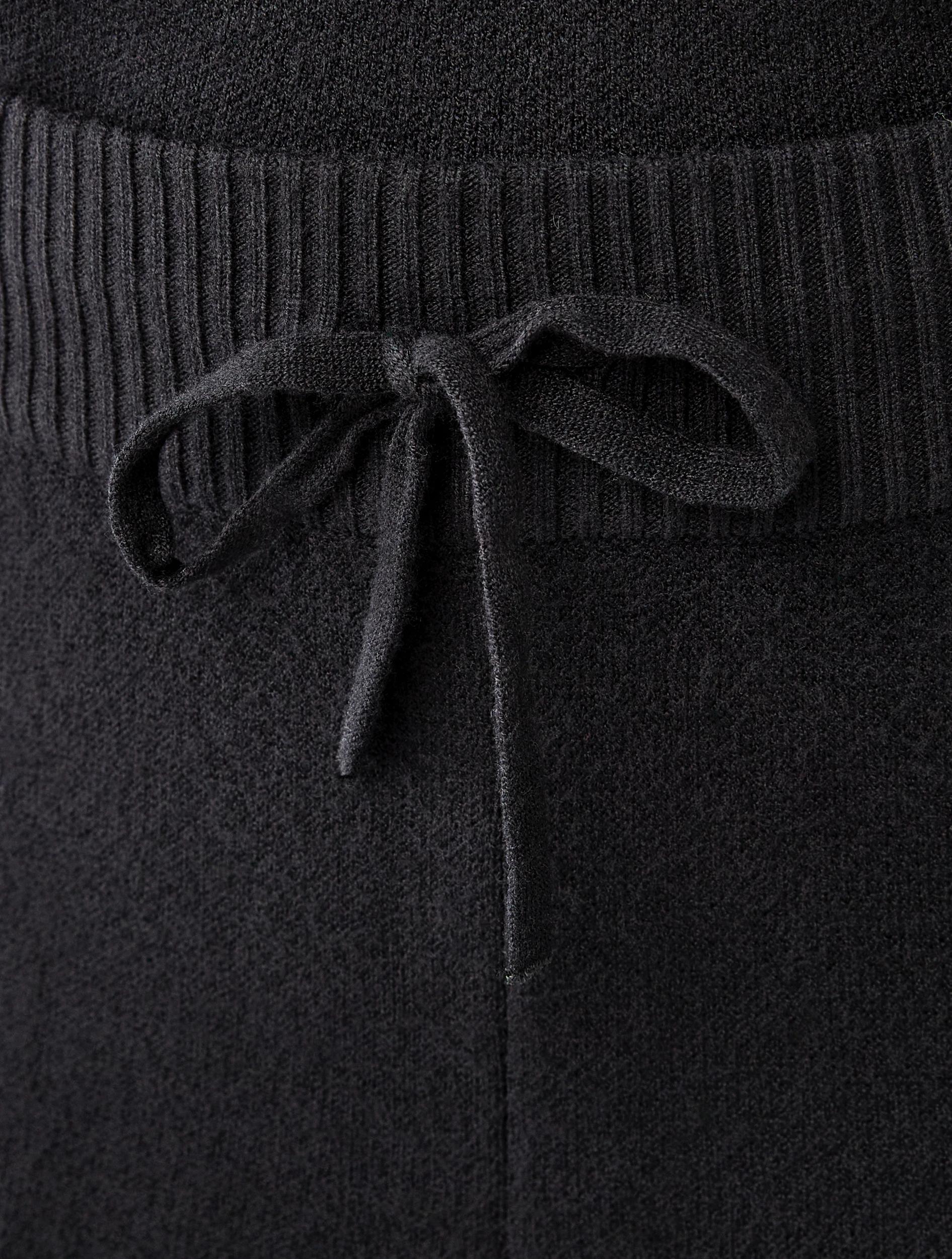 3 Bonded Knit Pants Black, 3 of 6