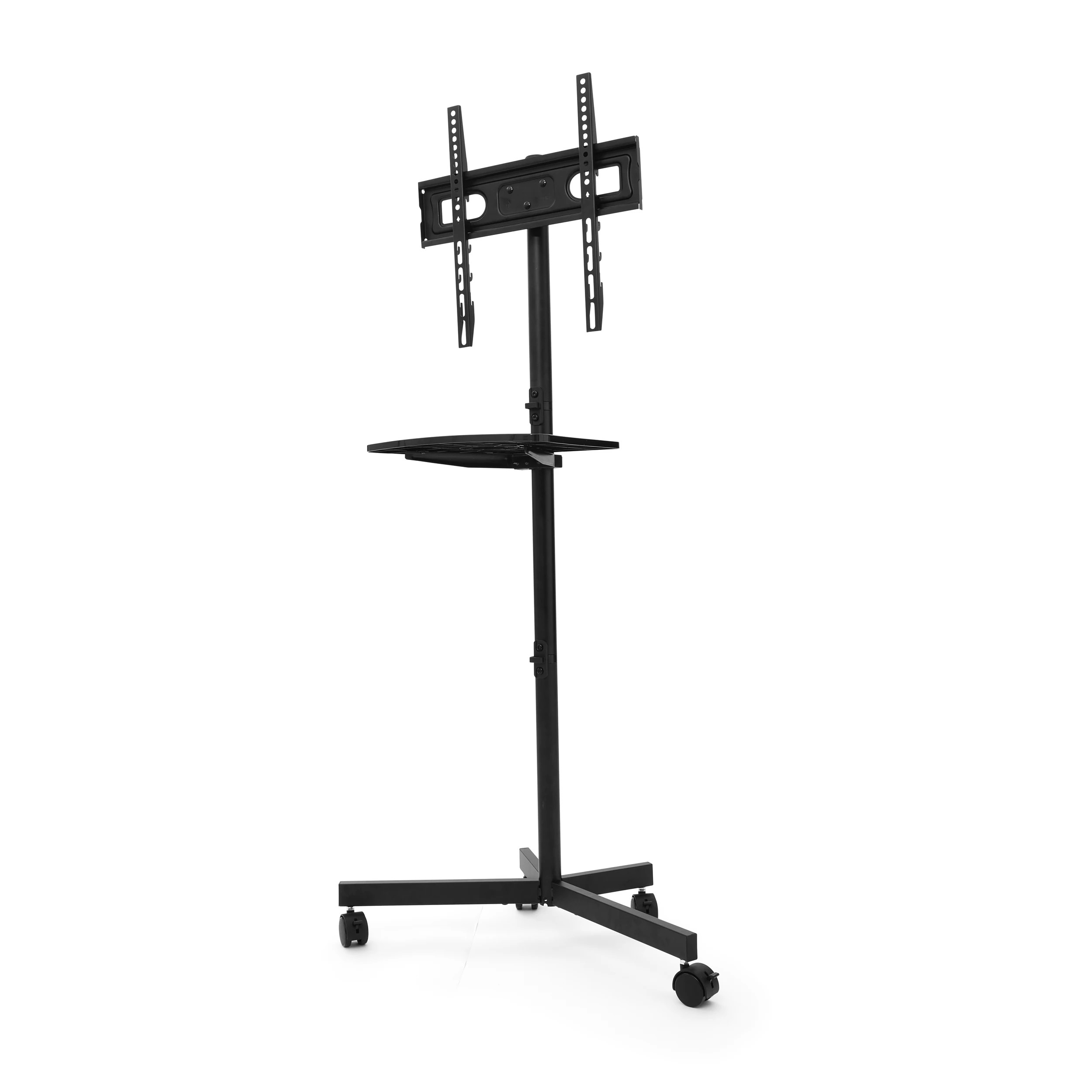 1 Rolling TV Stand - Black, 1 of 10