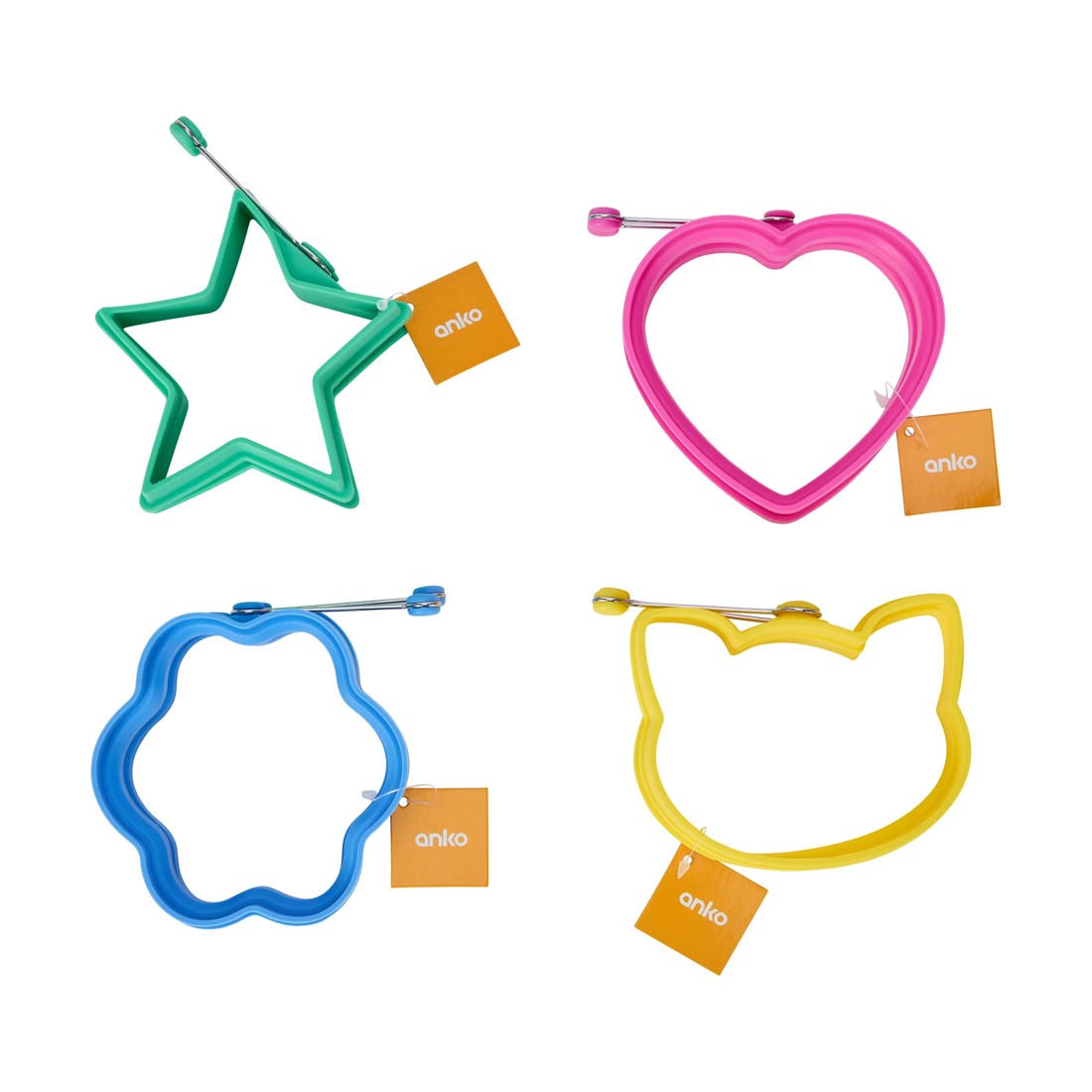 9 2 Pack Egg Rings - Assorted, 9 of 9