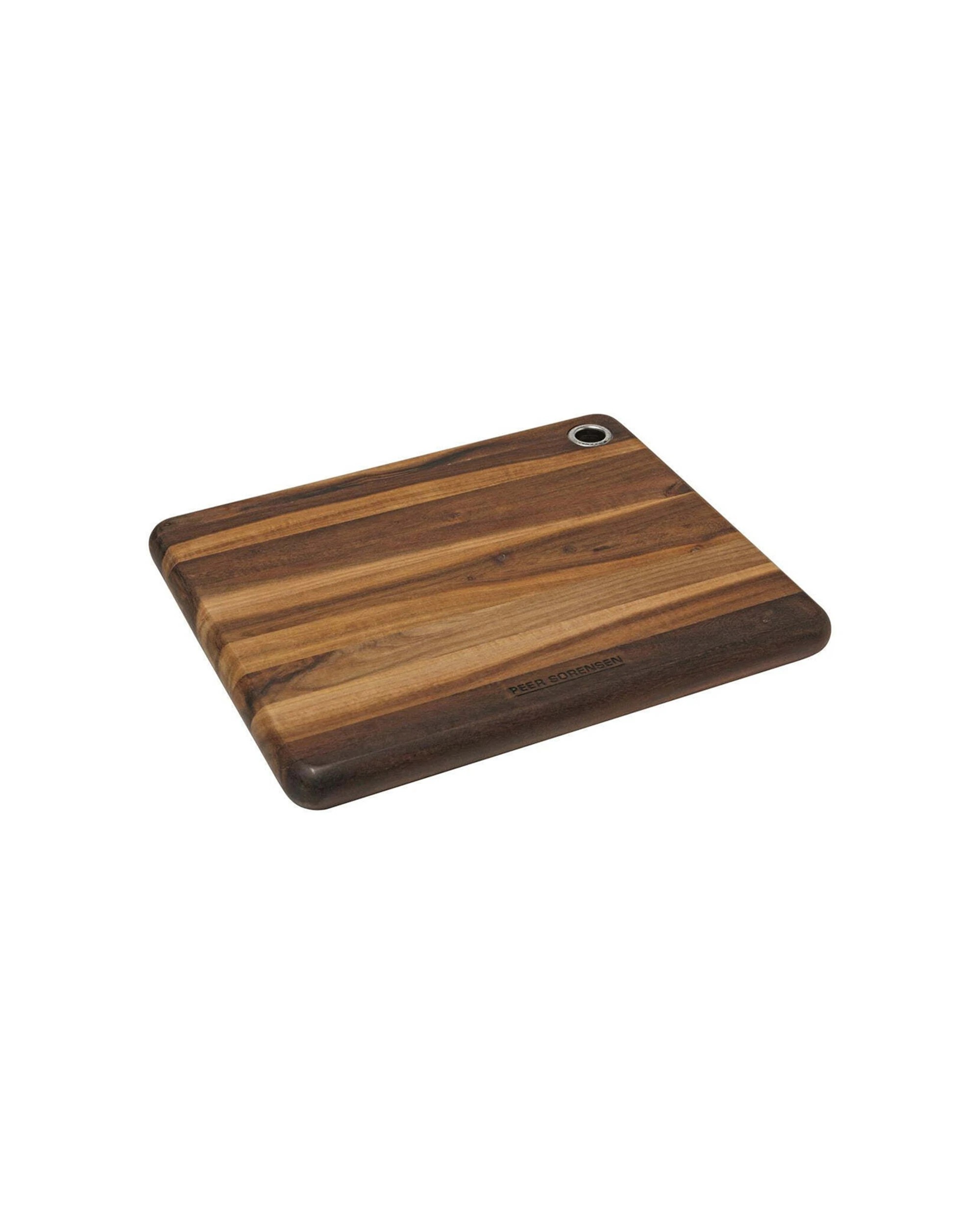 3 Peer Sorensen Acacia Long Grain Cutting Board 30x25cm With Metal Grommet - Brown, 3 of 3