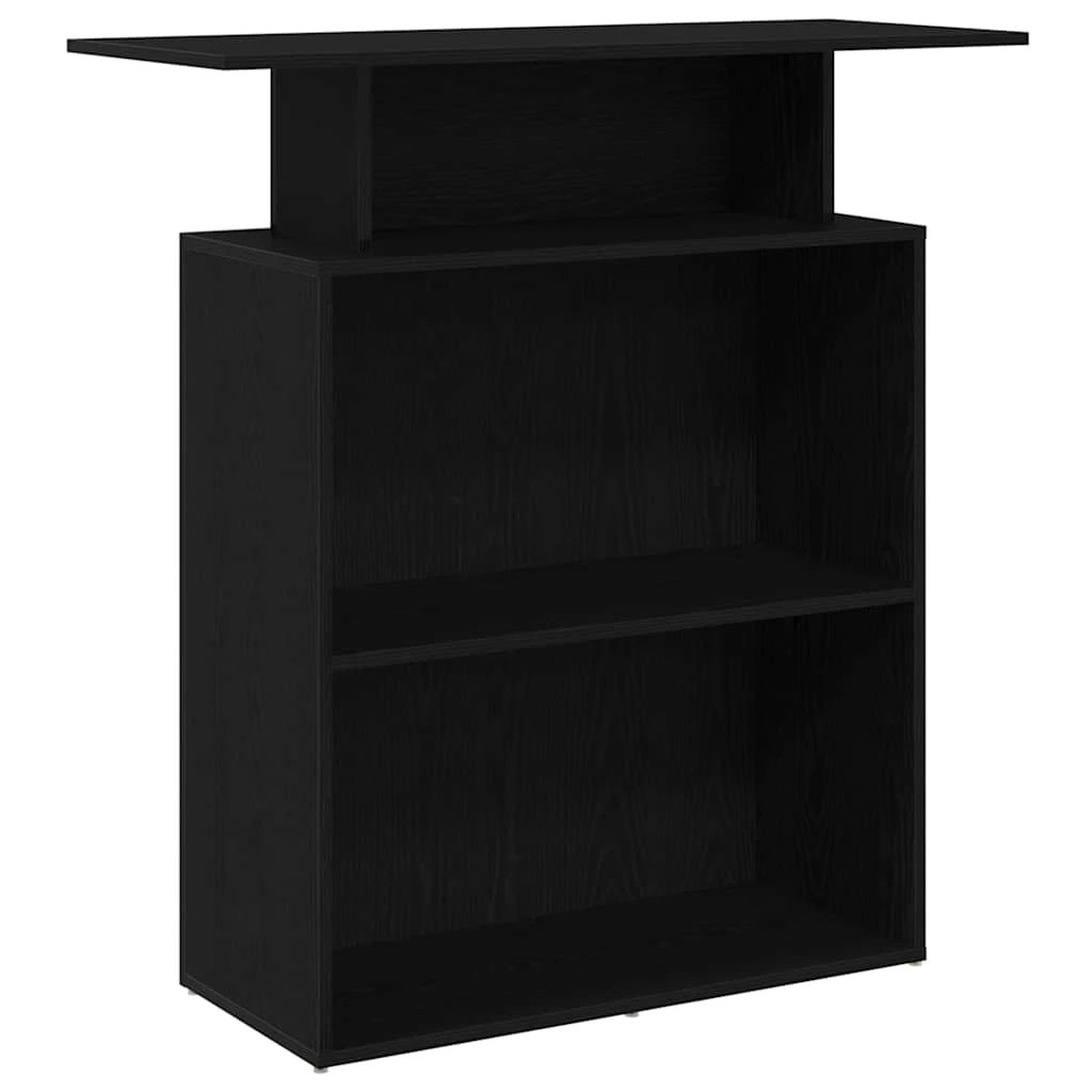 1 vidaXL reception desk Ample Storage - Black, 1 of 10