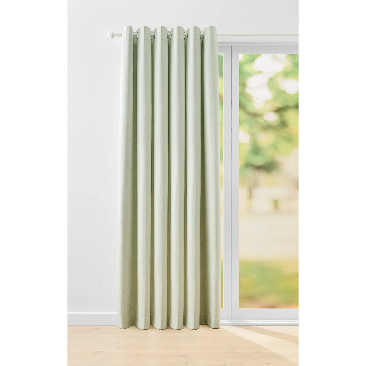 1 Monaco Wide Block Out Curtain - Sage - 240cm x 213cm, 1 of 5