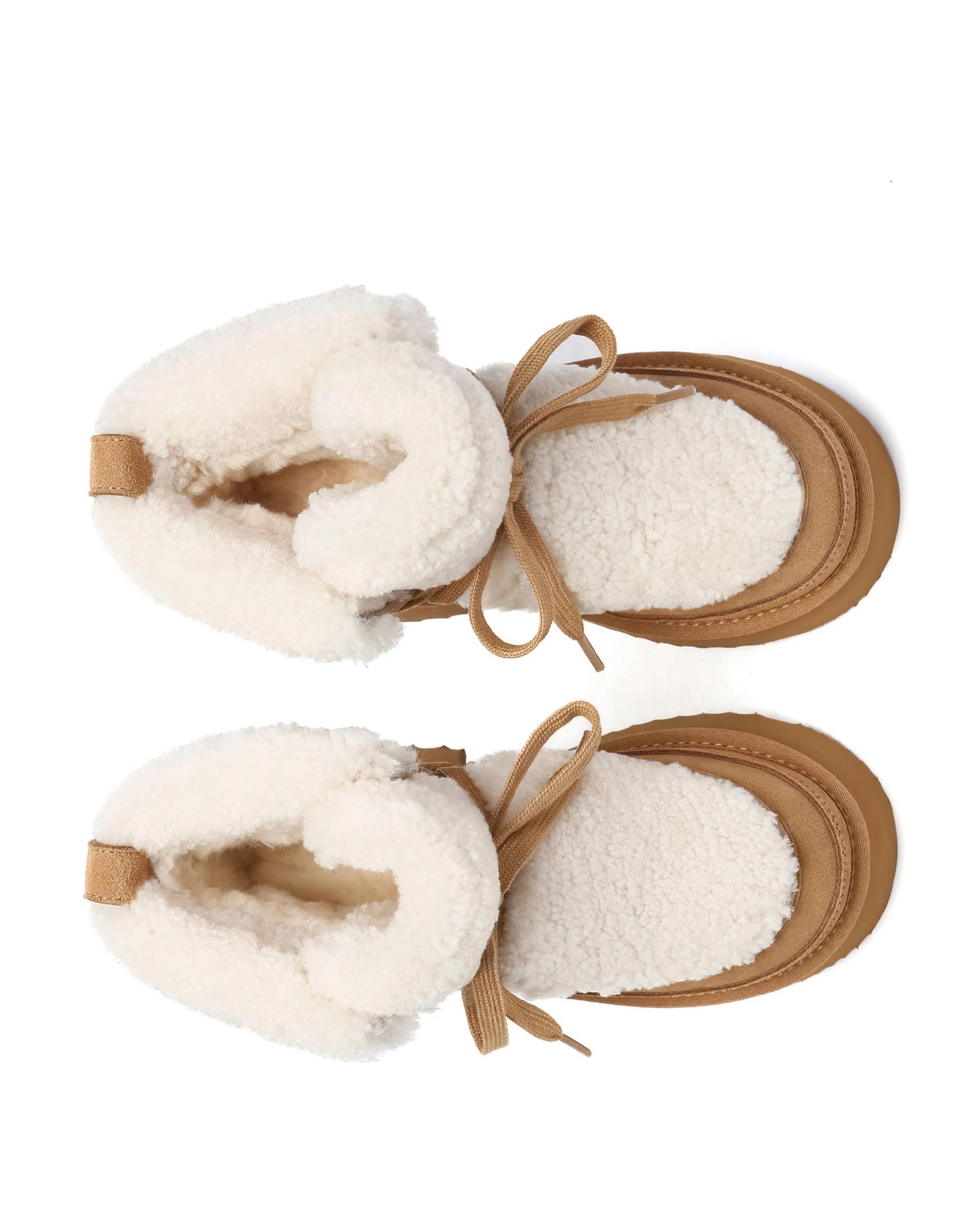 5 Australian Shepherd UGG Women Chunky Platform Bumpy Boots CHESTNUT, 5 of 5