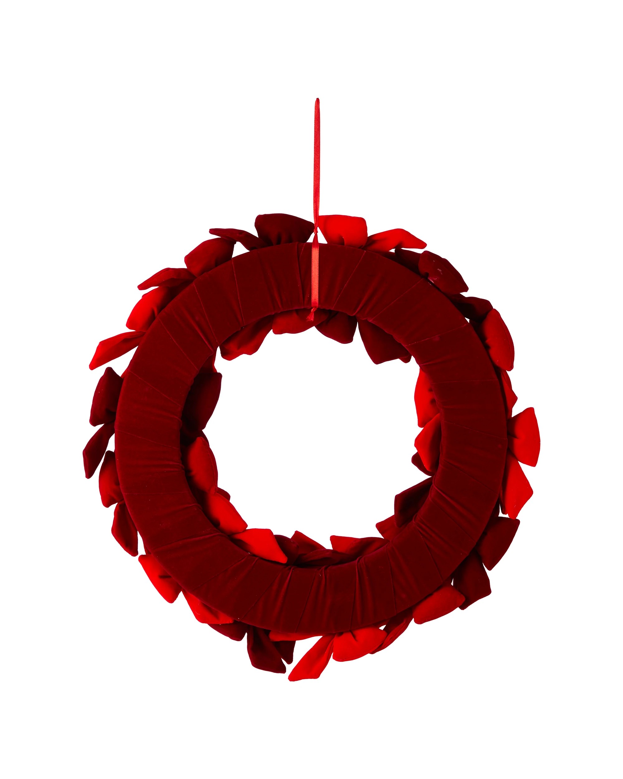 3 Velvet Bow Wreath, 3 of 4