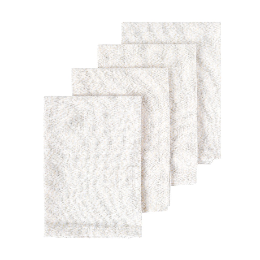 1 4 Pack Gold Look Metallic Napkins, 1 of 4