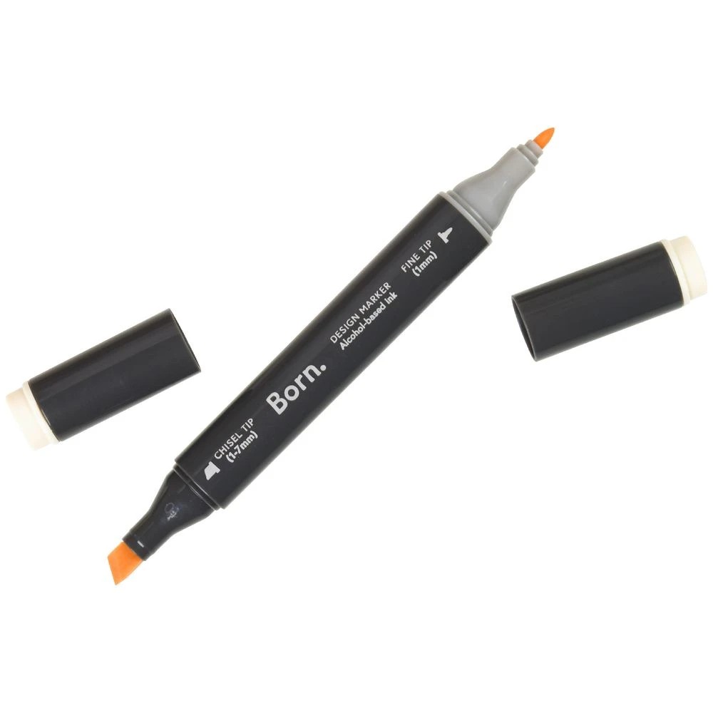 3 Born Professional Dual-Tip Artist Marker Pale Cream E293, 3 of 4