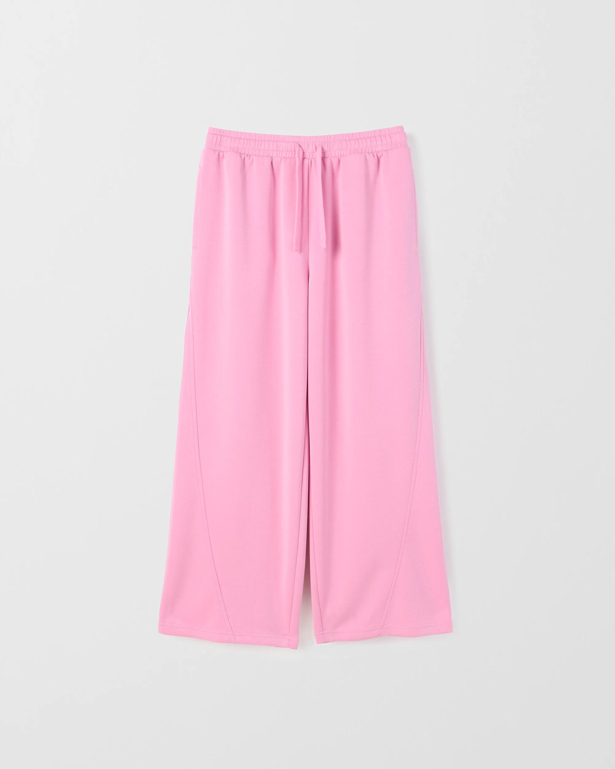 5 Target Kids Sandwash Scuba Wide Leg Trackpants PINK, 5 of 6