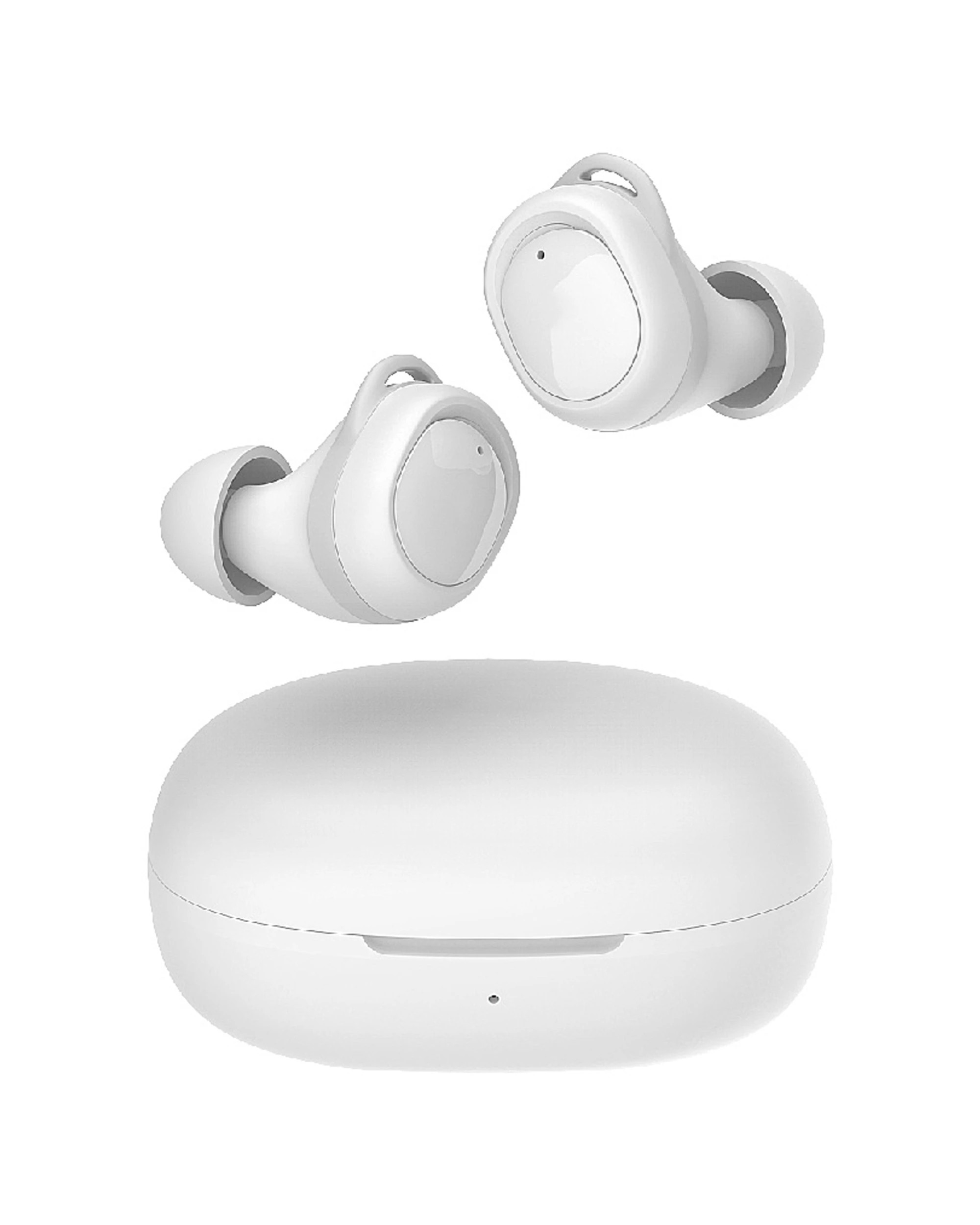 1 Sansai TWS Earbuds Bluetooth 5.1 True Wireless with Charging Case 6x5 cm - White, 1 of 4