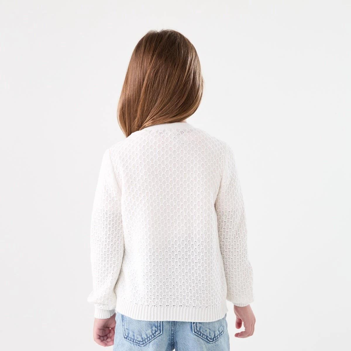 3 Tie Front Cardigan SNOW WHITE, 3 of 8