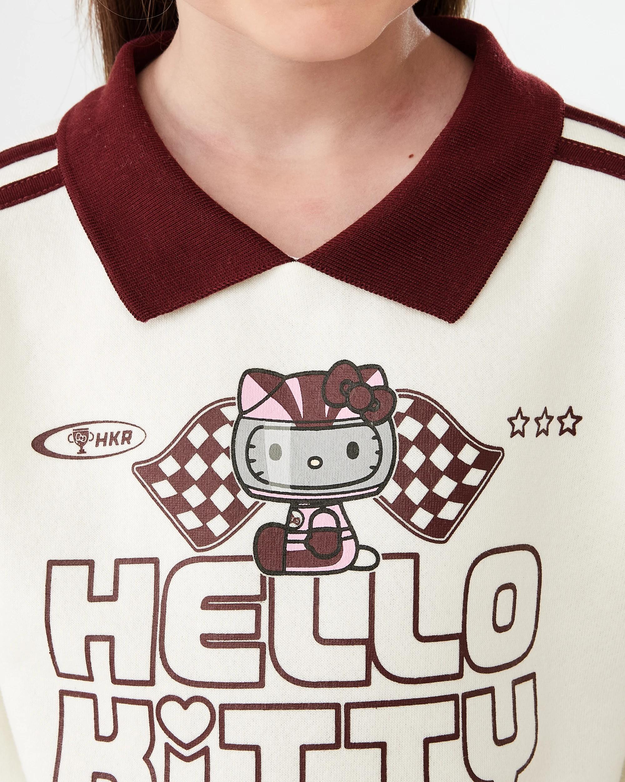 4 Hello Kitty License Oversized Crew Neck Sweatshirt Hk, 4 of 8