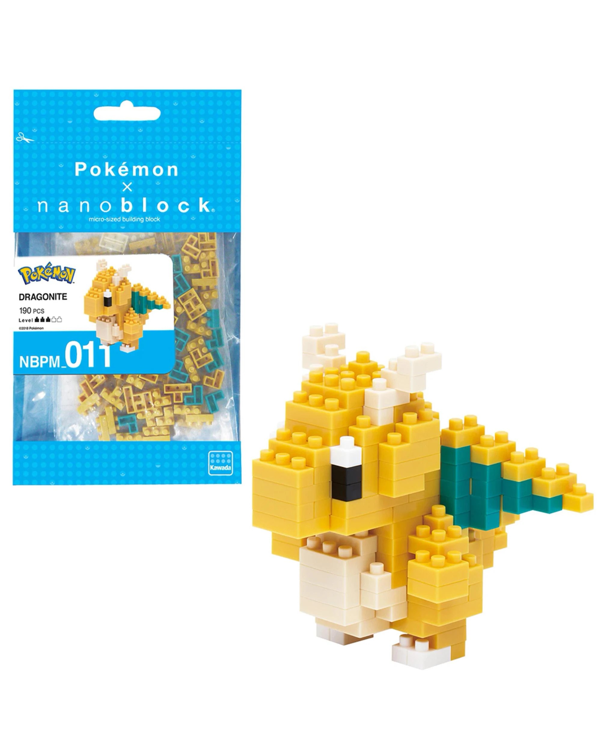 1 Nanoblock Pokemon Dragonite, 1 of 2