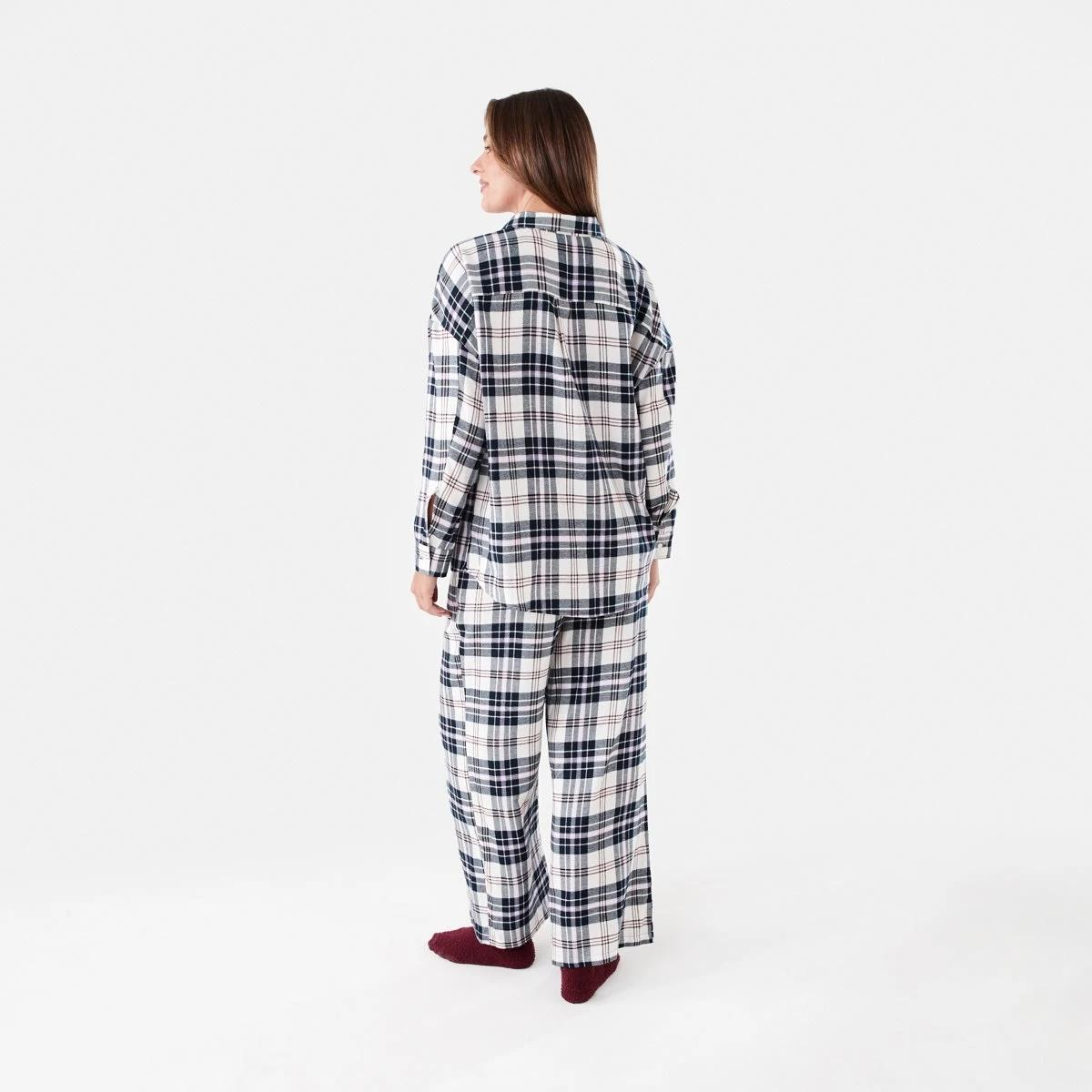 3 Relaxed Boyfriend Flannel Pyjama Set Mx Tartan, 3 of 7