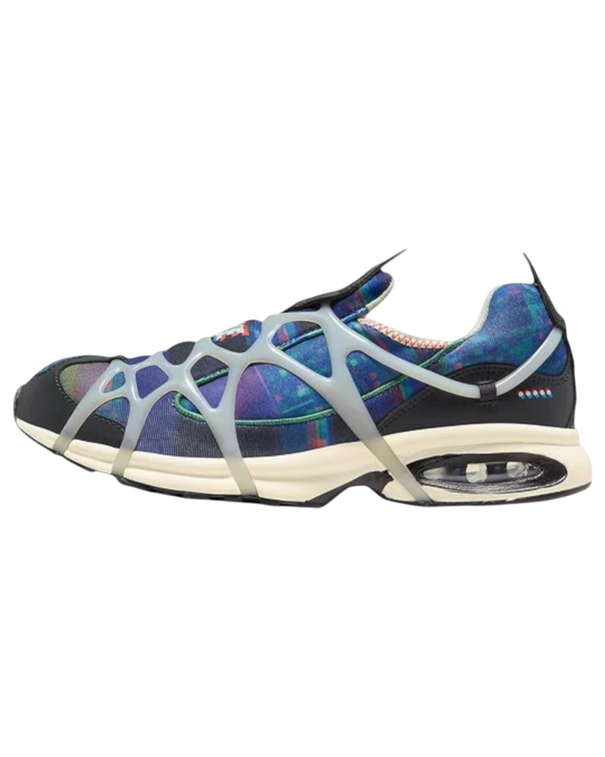 6 Nike Mens Air Kukini Game Pixel Black/ Blue Multicoloured Shoes PIXEL BLACK/ BLUE, 6 of 6