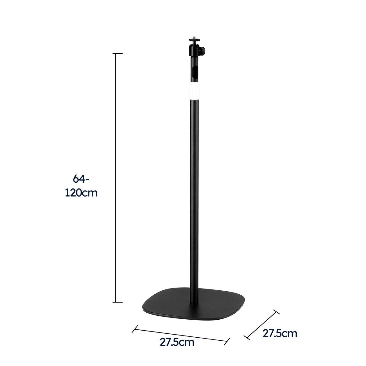 2 AUSWAY Mini Projector Stand Floor Mount Bracket Camera Holder Ball Head Adjustable Height 64-120cm, 2 of 3