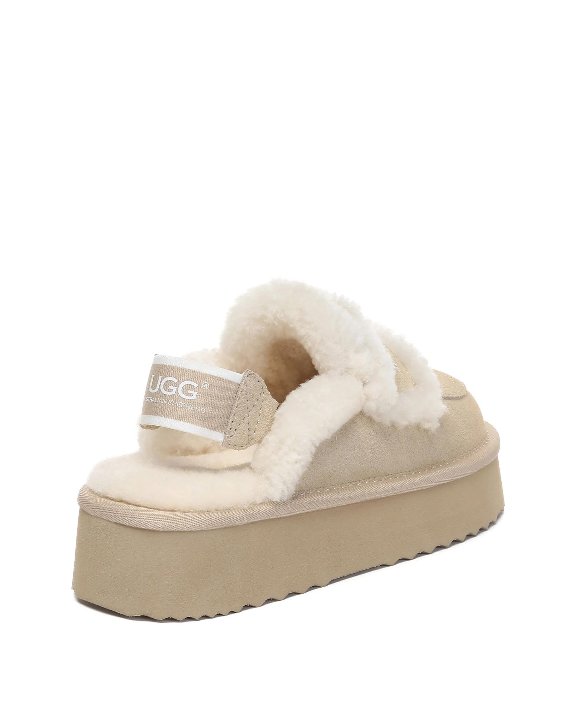 3 Australian Shepherd UGG Womens Rilee Platform SAND, 3 of 5