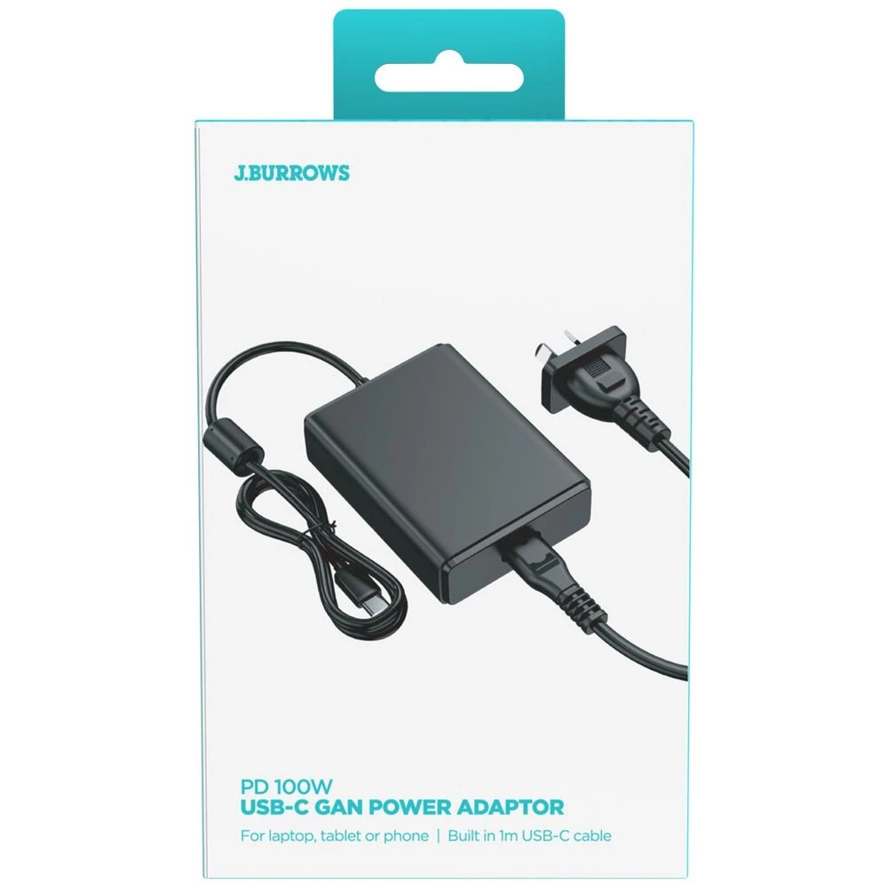 4 J.Burrows GaN USB-C PD Laptop Charger 100W, 4 of 5
