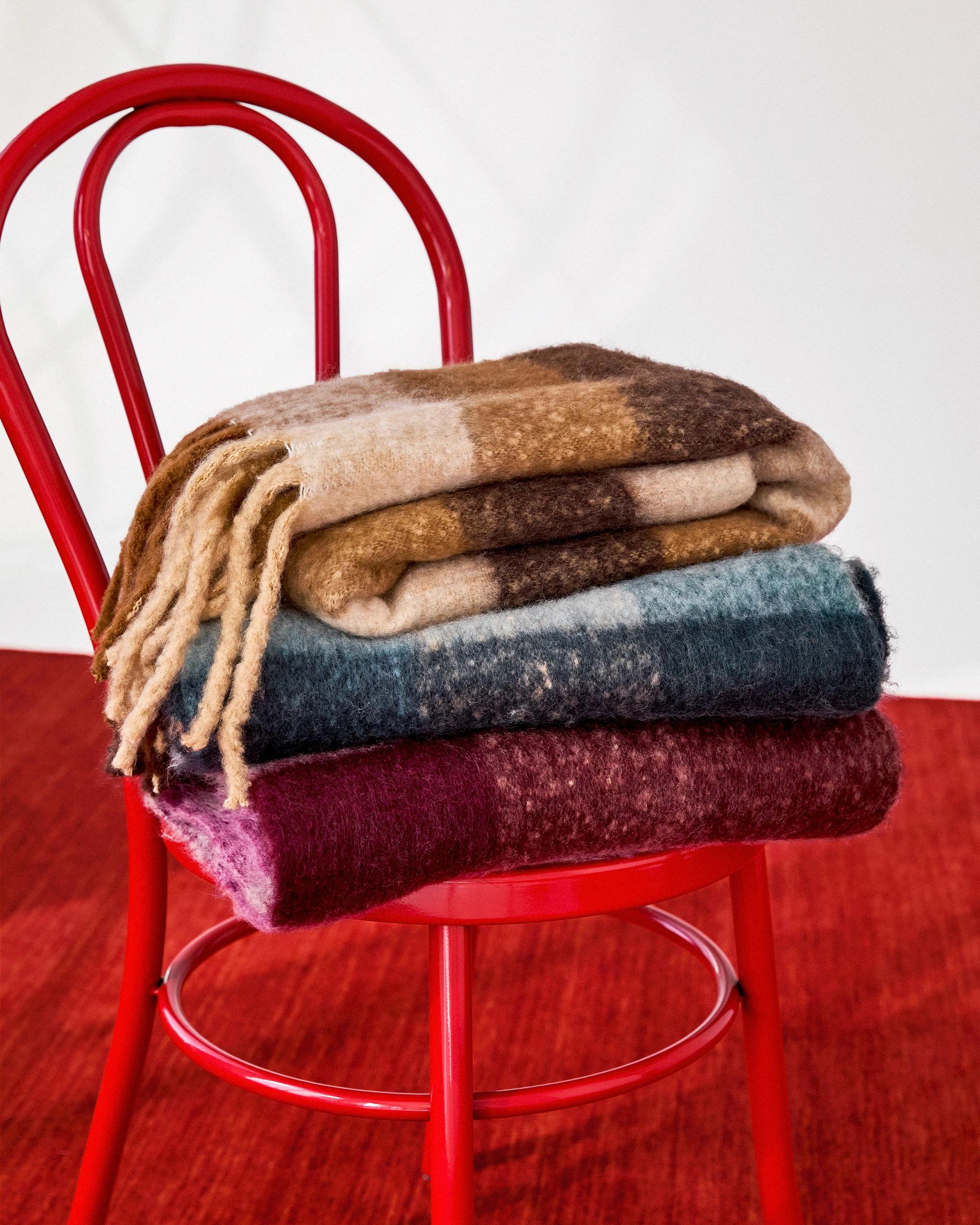 5 Target Woman Brushed Check Scarf CHOCOLATE, 5 of 5