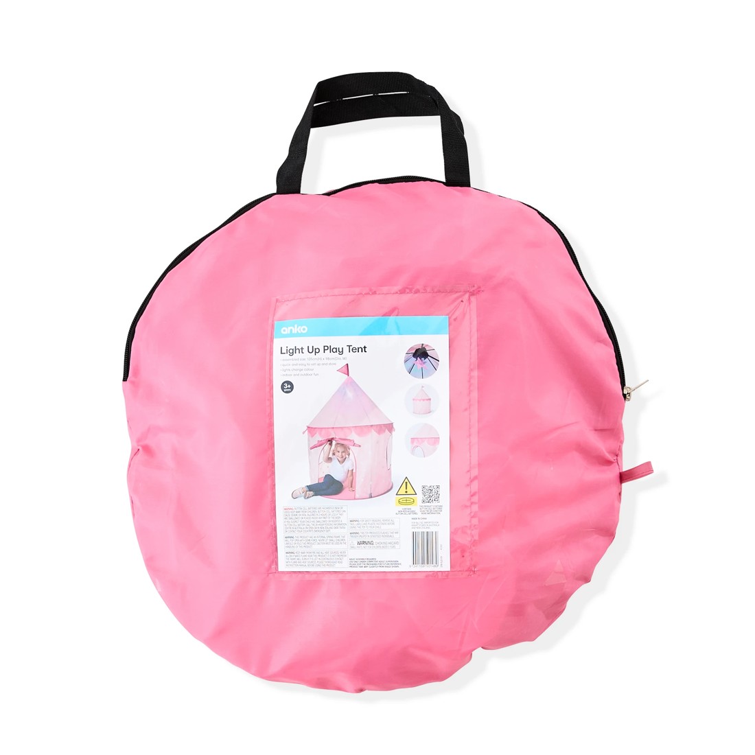 9 Light Up Play Tent - Pink, 9 of 10