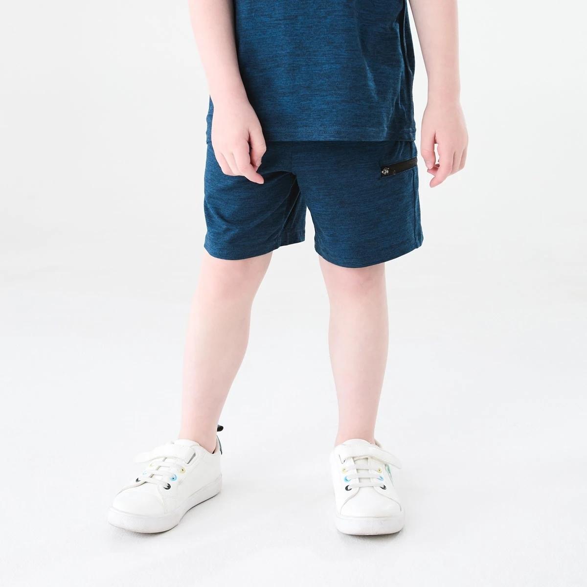 1 Sport Shorts Text Blue, 1 of 9