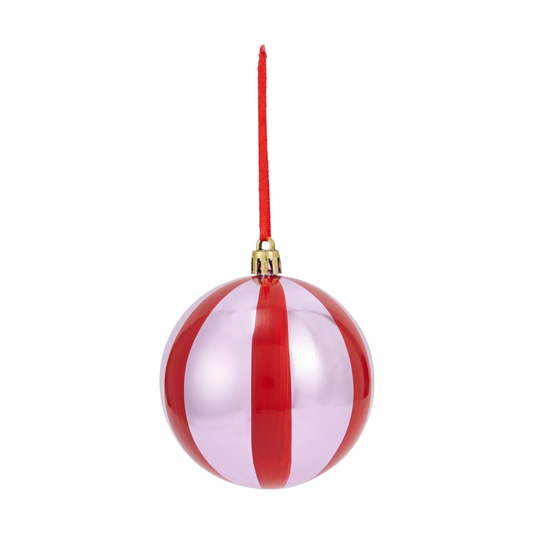 4 Striped Bauble - Assorted, 4 of 7