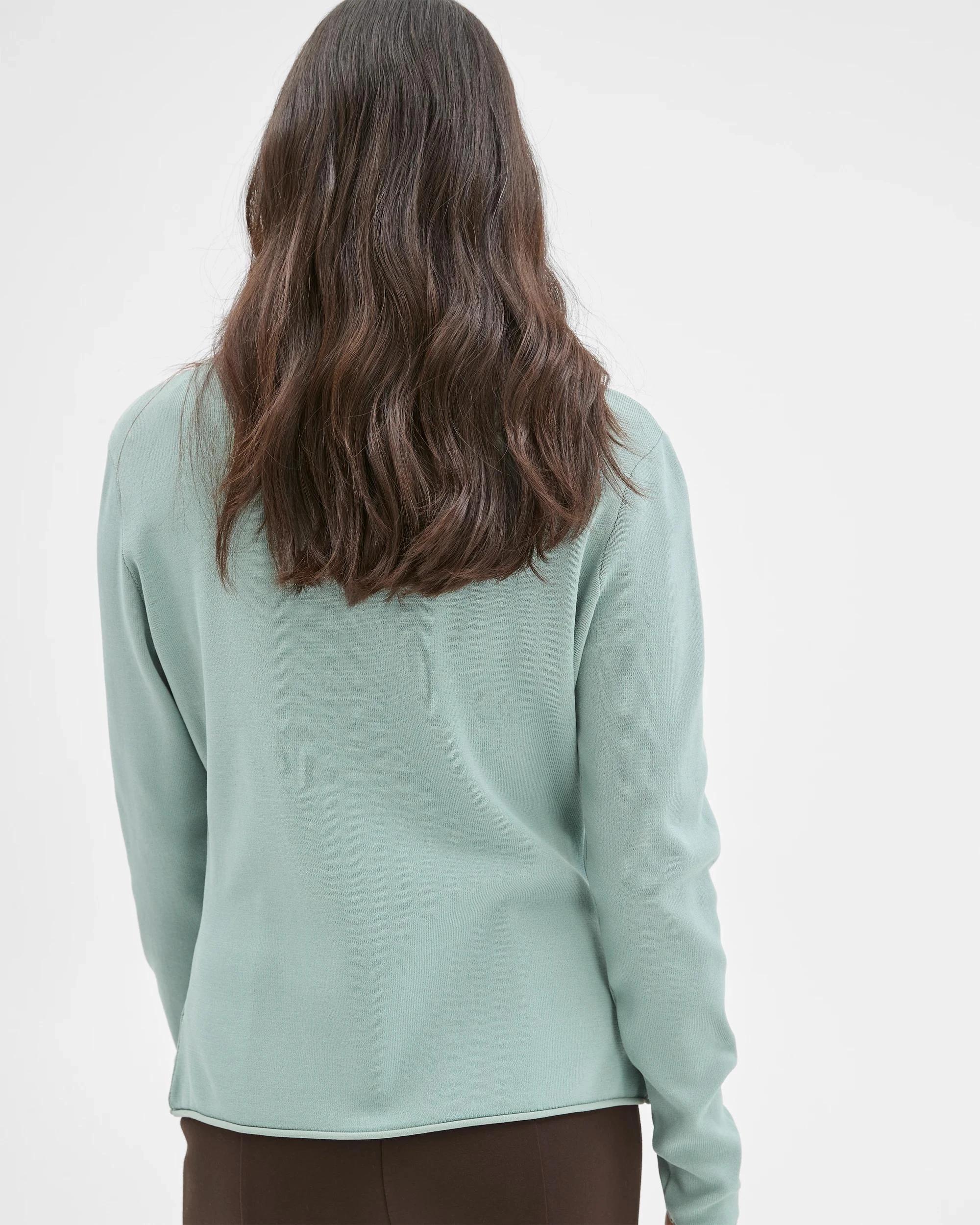 5 Preview Ultimate Long Sleeve Sweater SLATE BLUE, 5 of 5