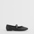 BLACK PU WEAVE