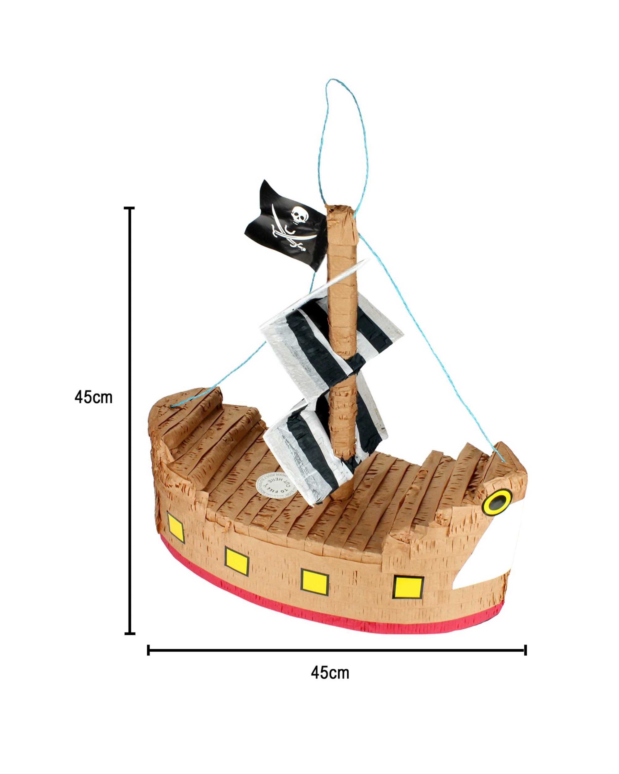 2 Partyrama Pirate Ship Pinata, 2 of 2