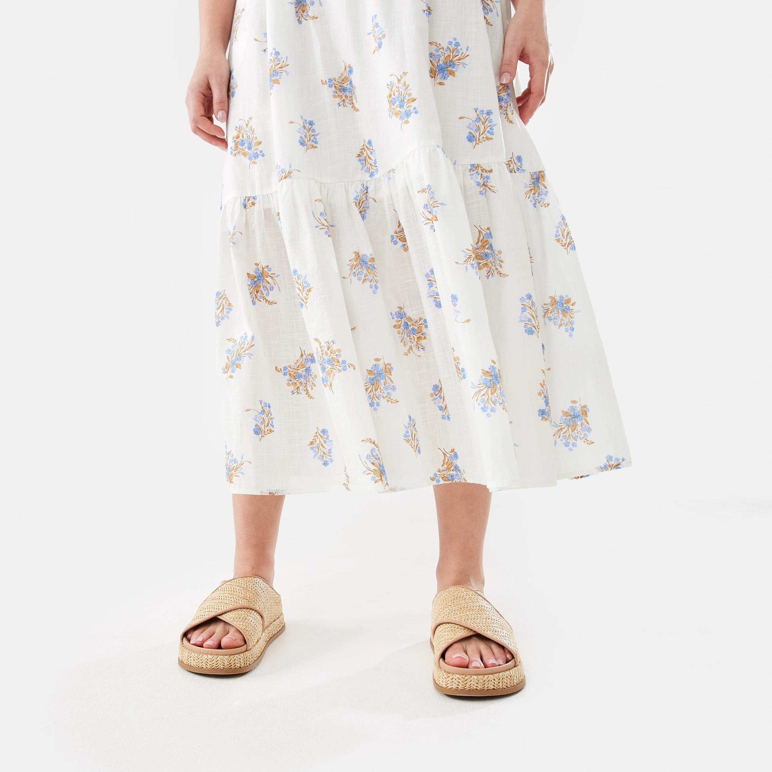 8 Sleeveless Flutter Tie Detail Midi Dress Bunches, 8 of 10